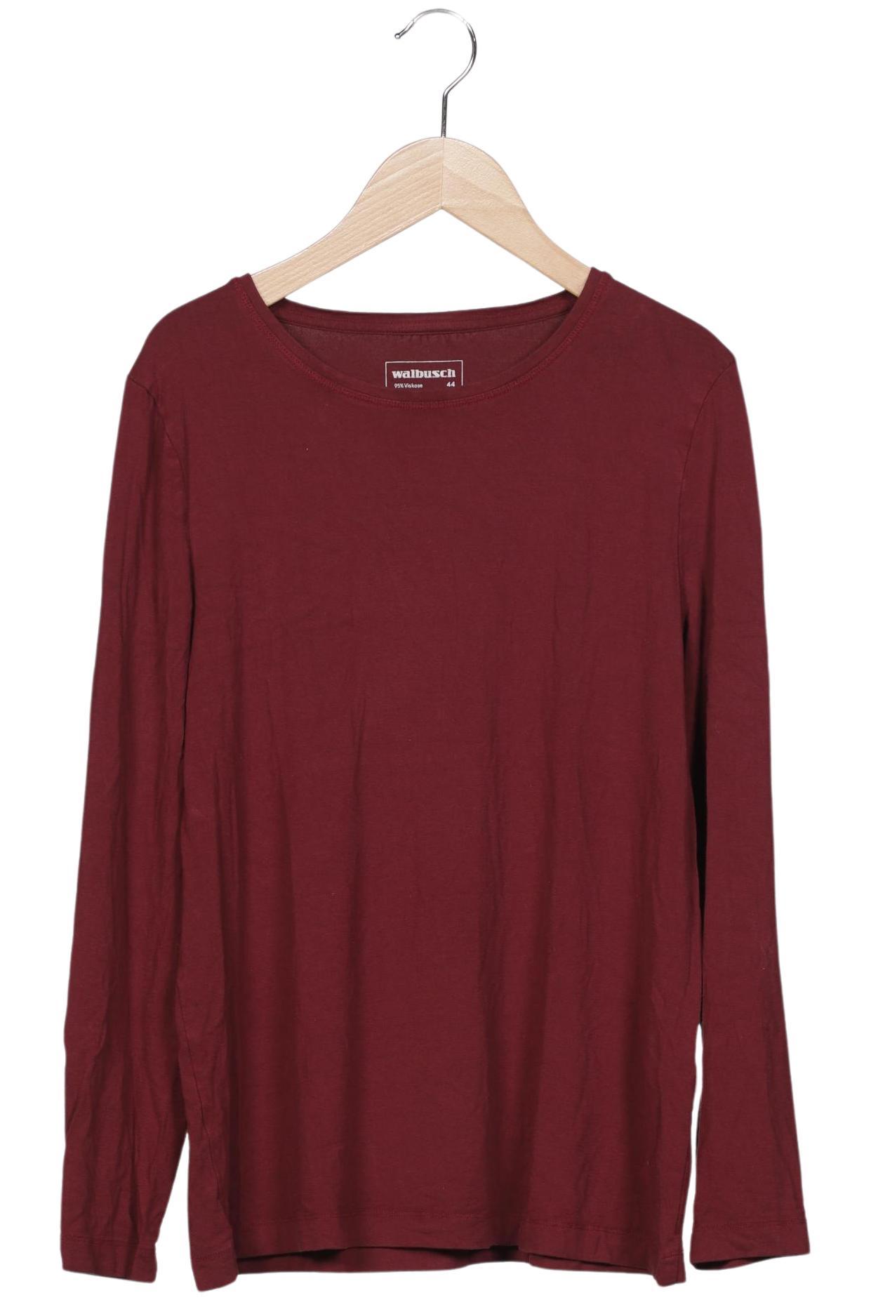

Walbusch Damen Langarmshirt, bordeaux, Gr. 44