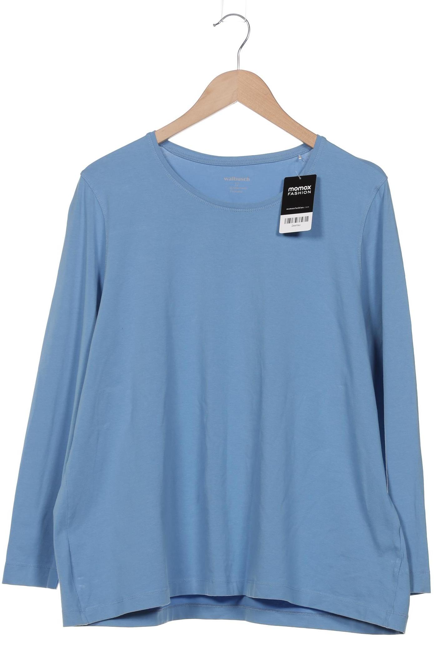 

Walbusch Damen Langarmshirt, blau, Gr. 52