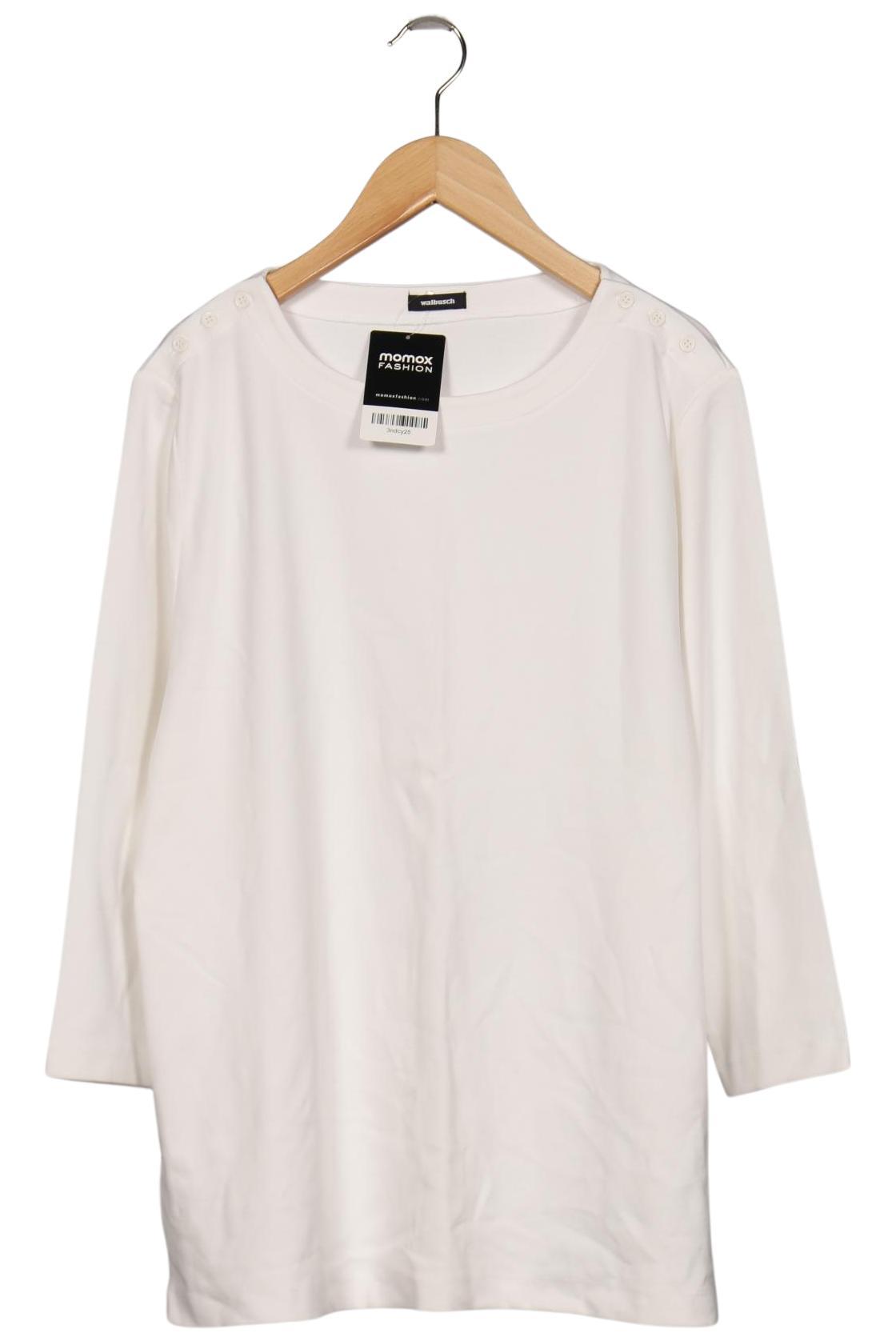 

Walbusch Damen Langarmshirt, weiß, Gr. 46