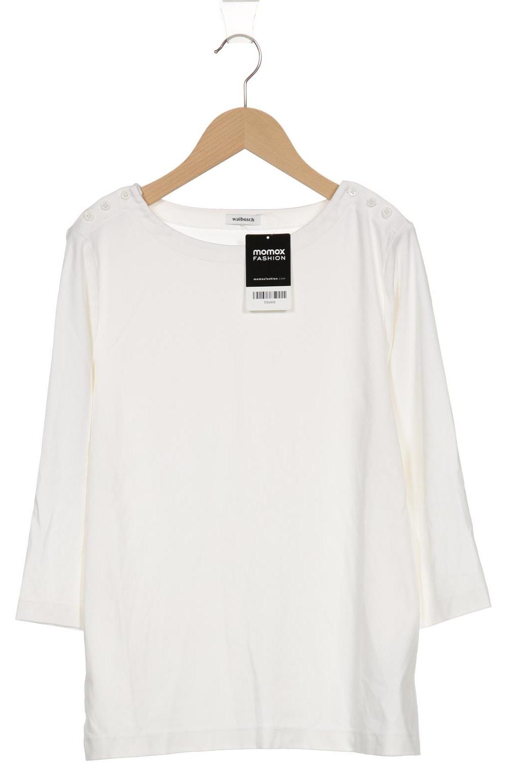 

Walbusch Damen Langarmshirt, weiß, Gr. 40