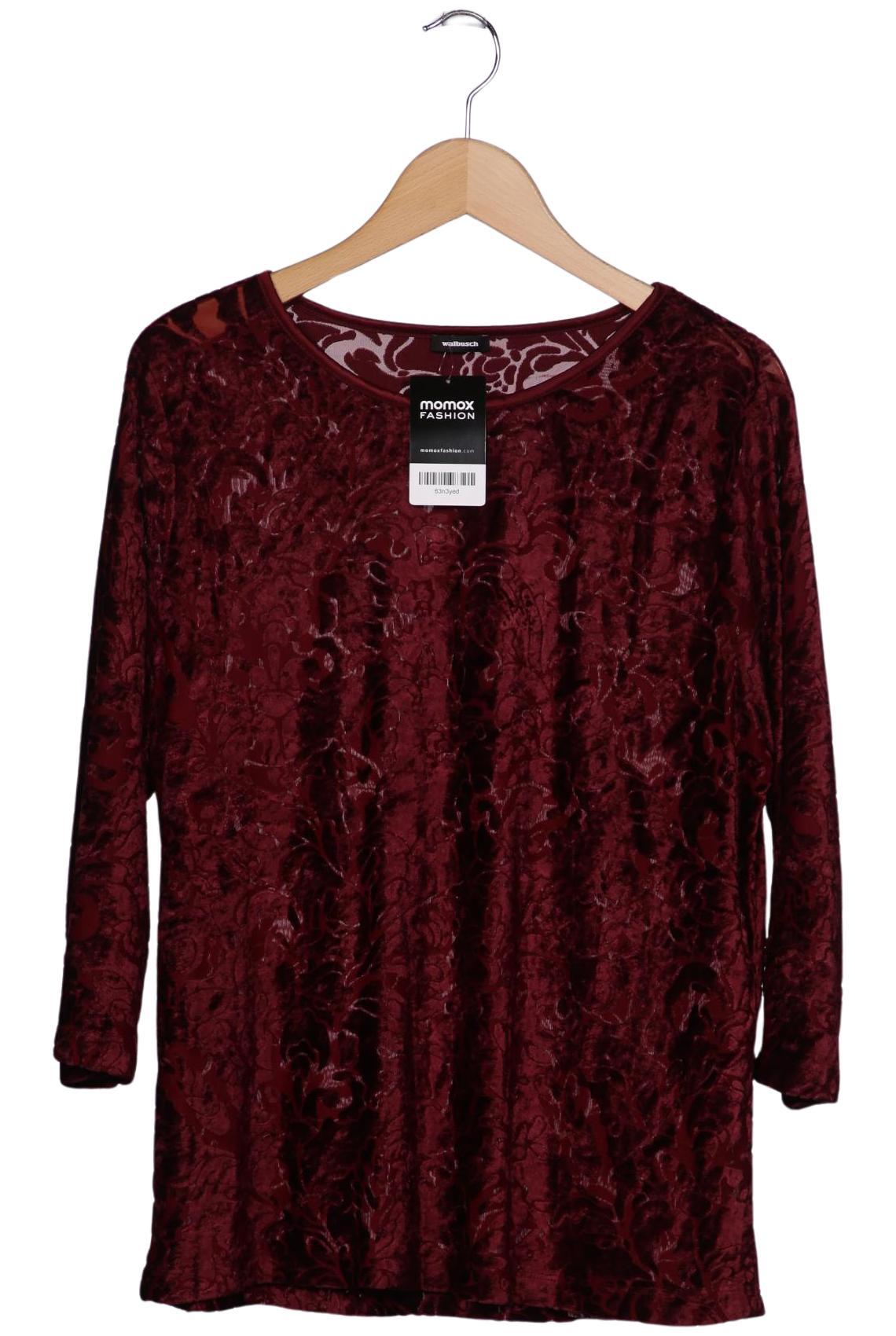 

Walbusch Damen Langarmshirt, bordeaux, Gr. 44
