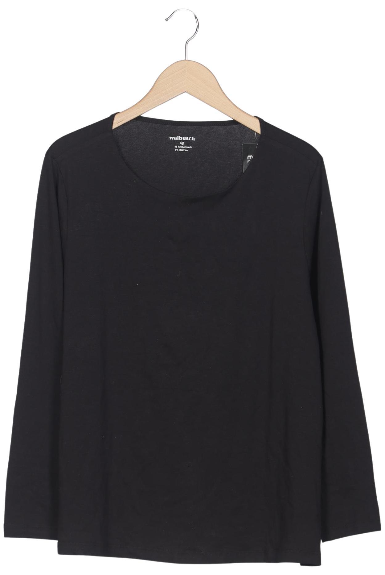 

Walbusch Damen Langarmshirt, schwarz, Gr. 48