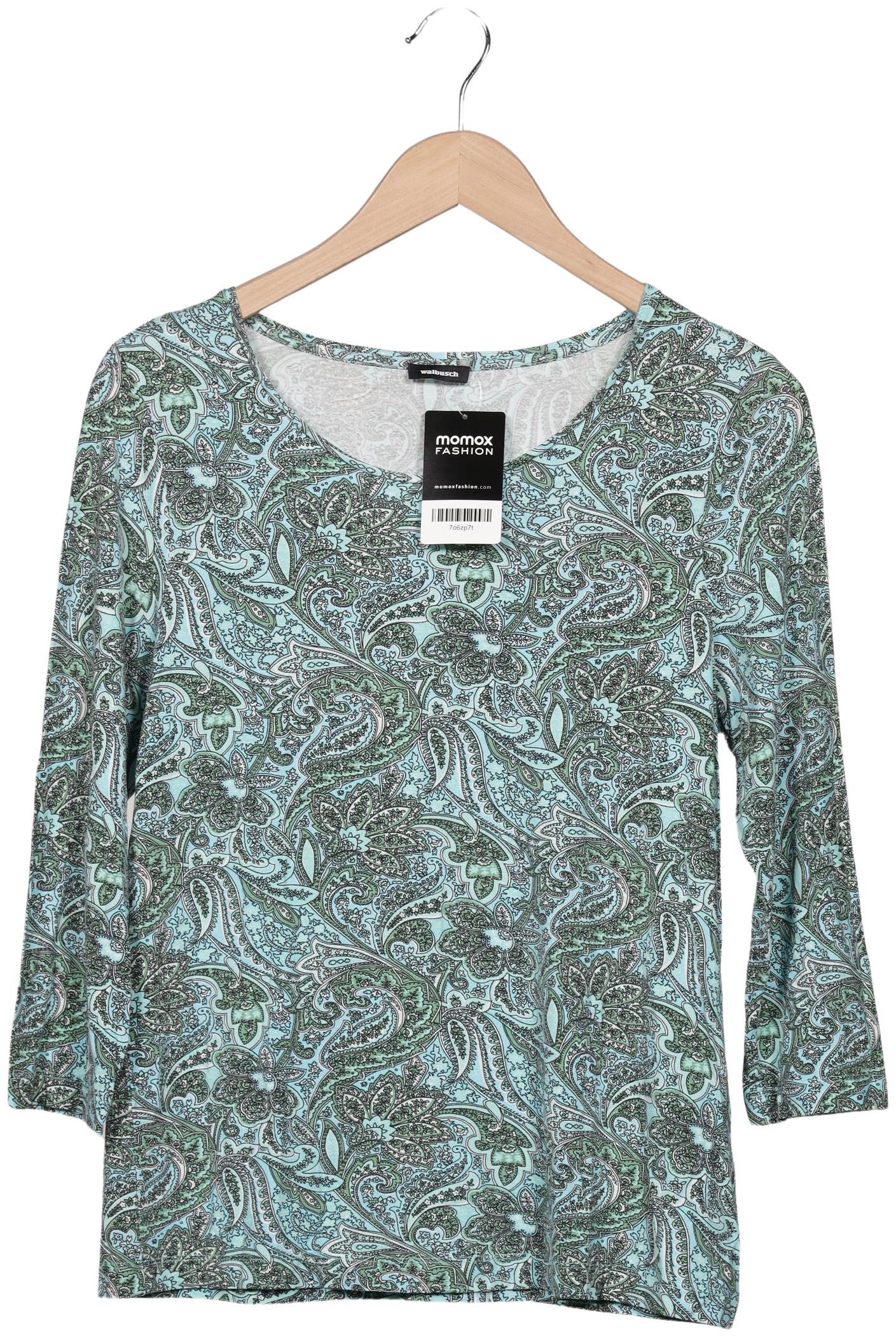 

Walbusch Damen Langarmshirt, türkis, Gr. 38