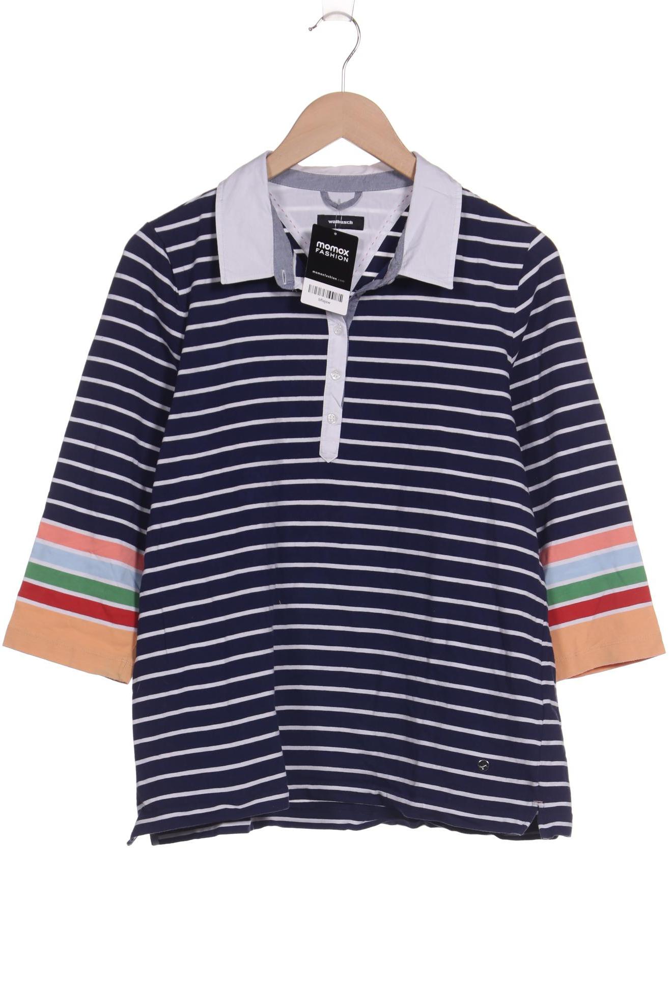 

Walbusch Damen Langarmshirt, marineblau, Gr. 46