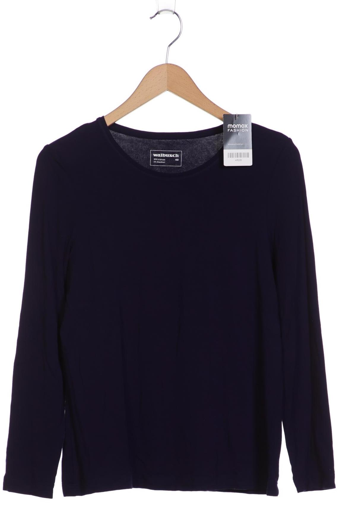 

Walbusch Damen Langarmshirt, marineblau, Gr. 40