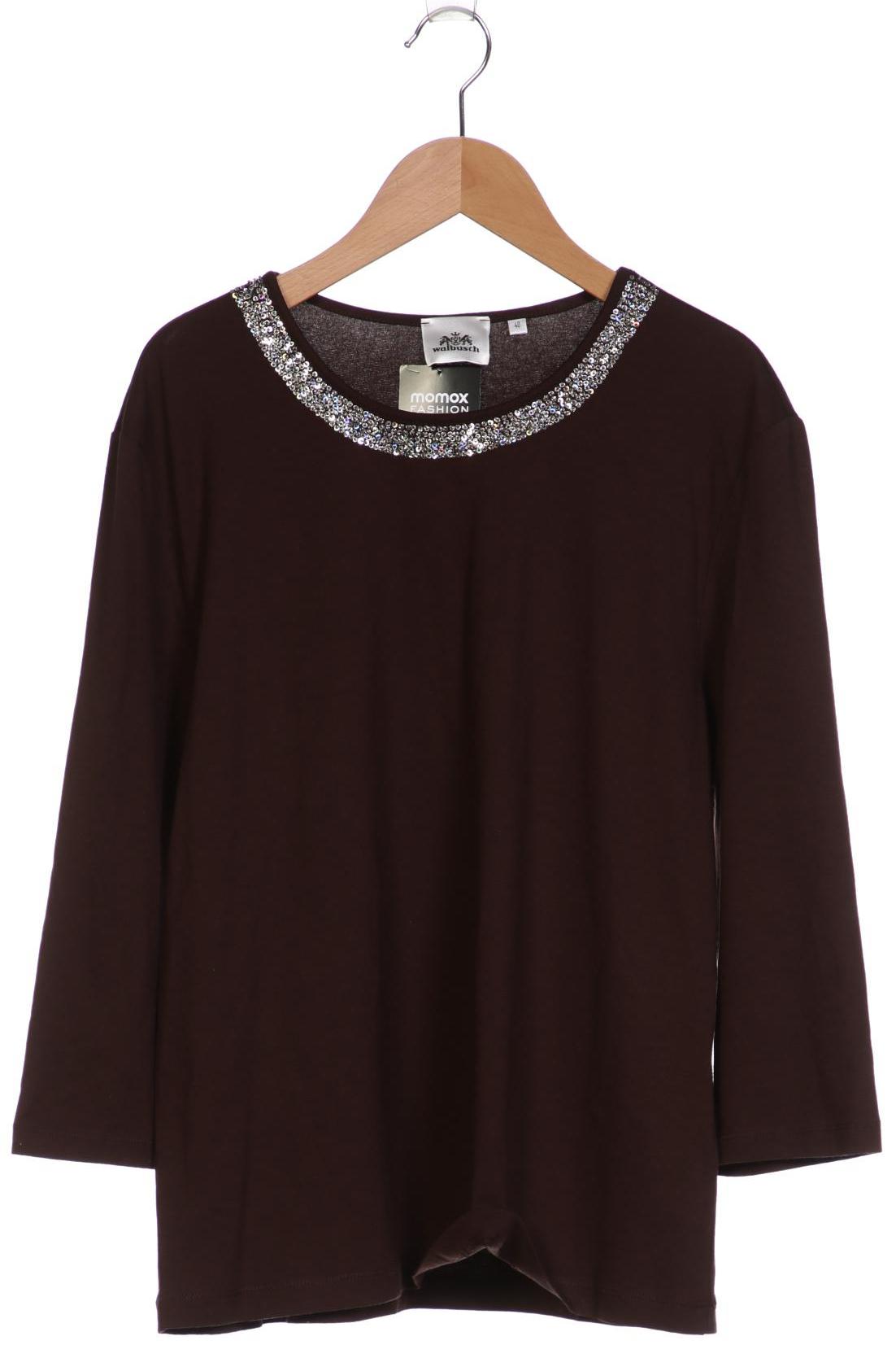 

Walbusch Damen Langarmshirt, braun, Gr. 40