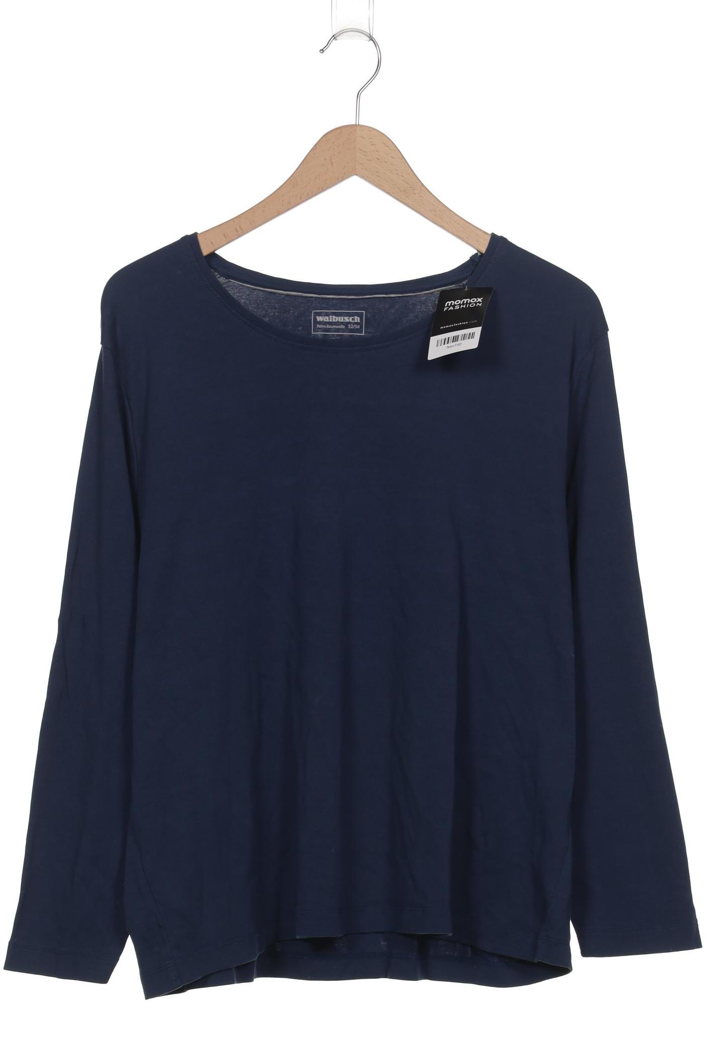 

Walbusch Damen Langarmshirt, marineblau, Gr. 52