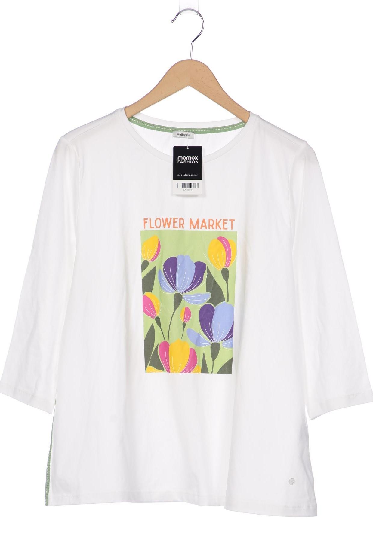 

Walbusch Damen Langarmshirt, weiß, Gr. 48