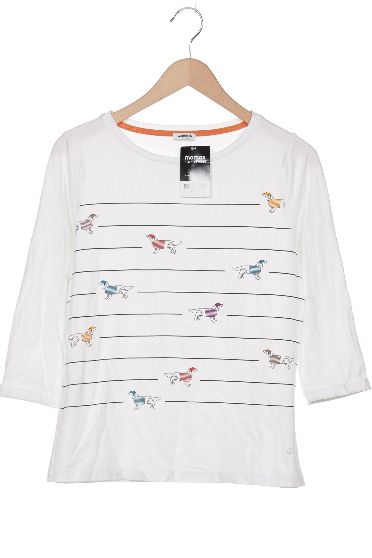 

Walbusch Damen Langarmshirt, weiß, Gr. 38
