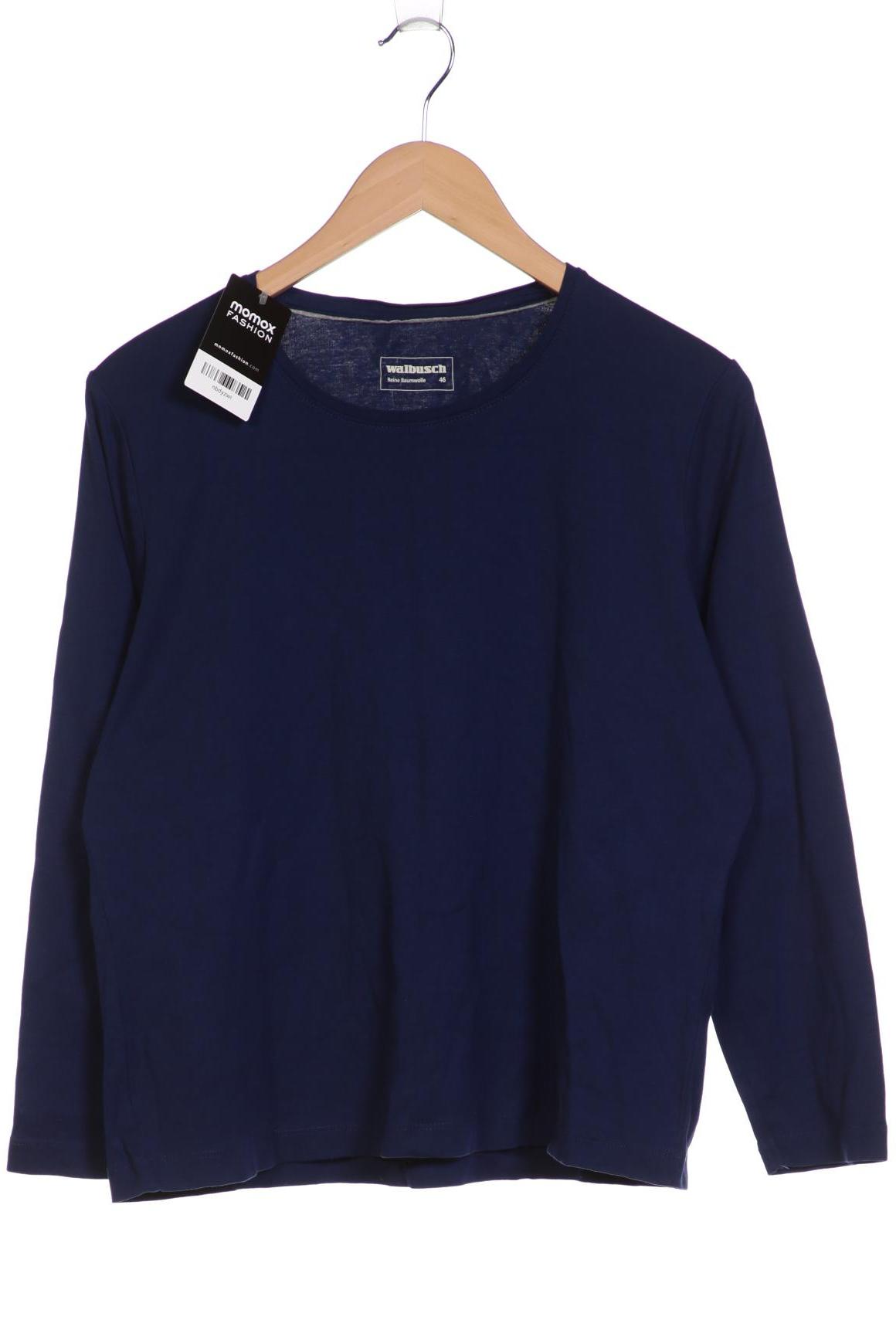

Walbusch Damen Langarmshirt, marineblau, Gr. 46