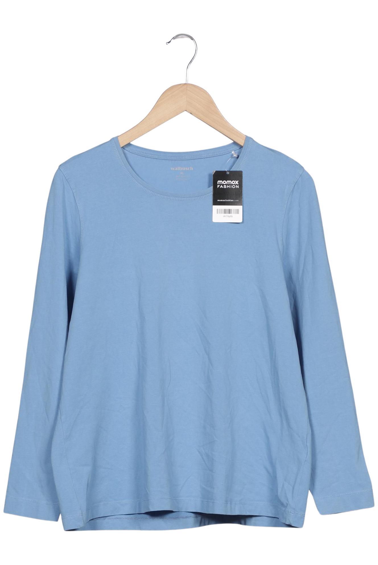 

Walbusch Damen Langarmshirt, blau, Gr. 46