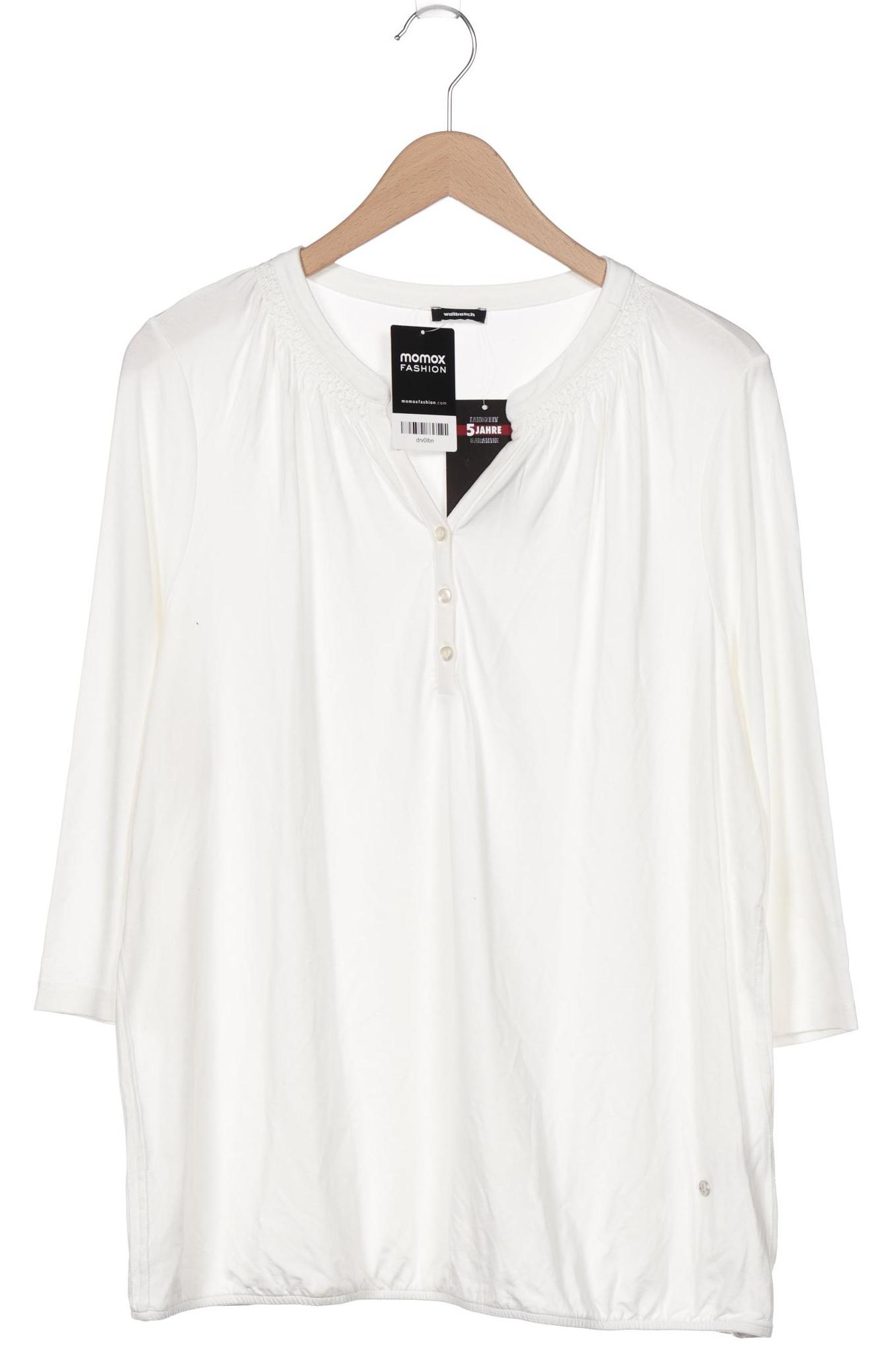

Walbusch Damen Langarmshirt, weiß, Gr. 48