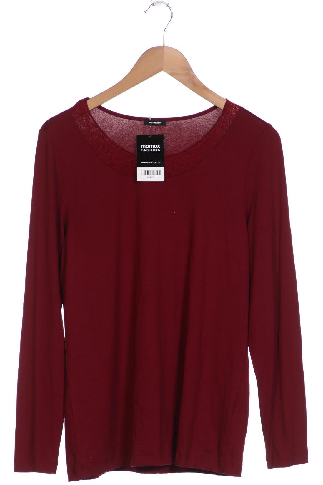 

Walbusch Damen Langarmshirt, bordeaux, Gr. 40