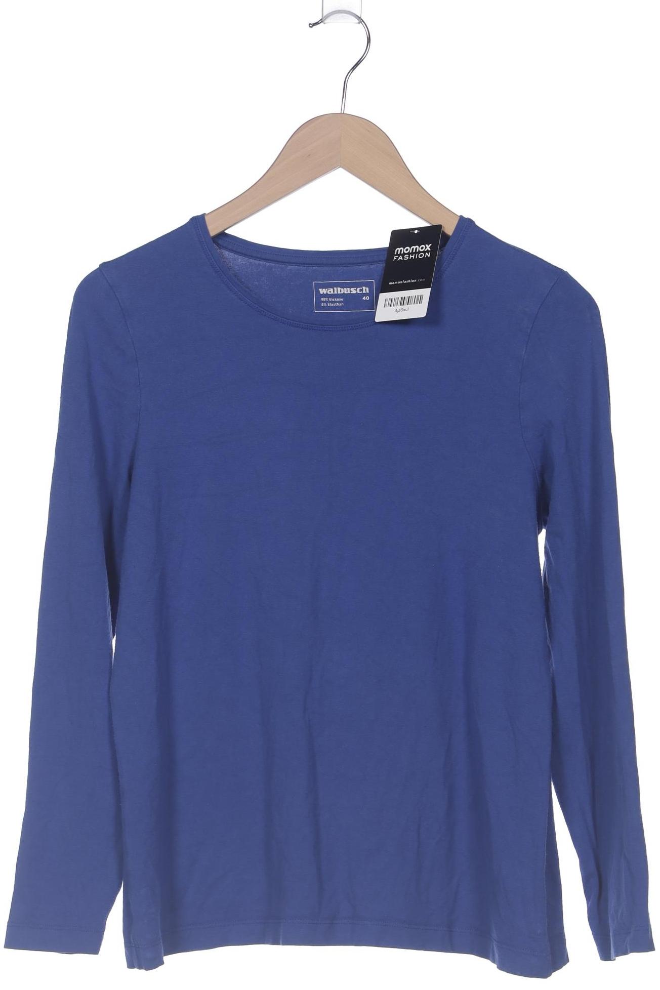 

Walbusch Damen Langarmshirt, blau, Gr. 40