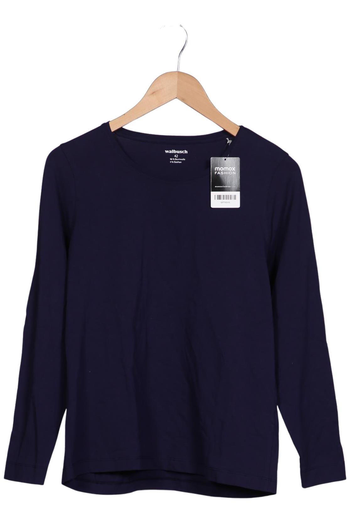 

Walbusch Damen Langarmshirt, marineblau, Gr. 42