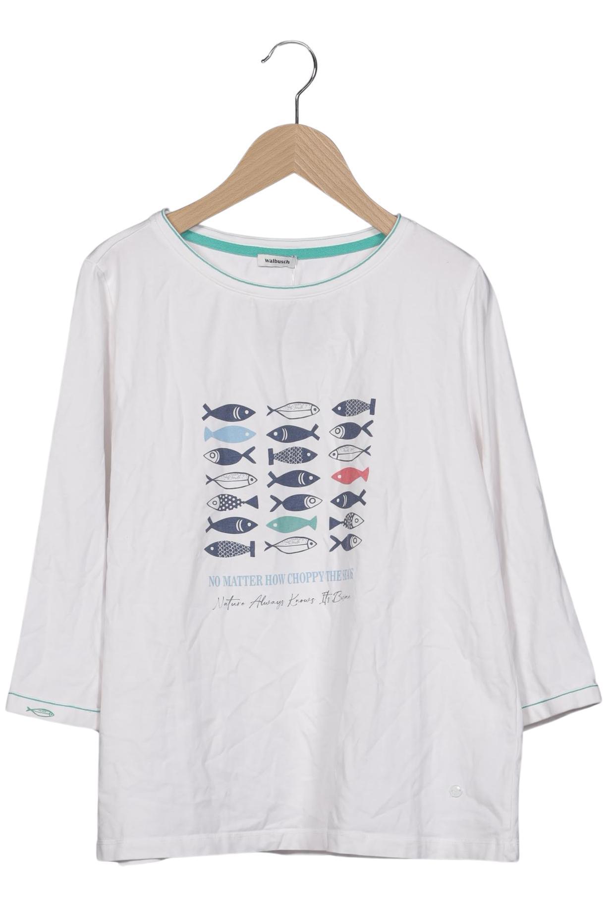 

Walbusch Damen Langarmshirt, weiß, Gr. 42