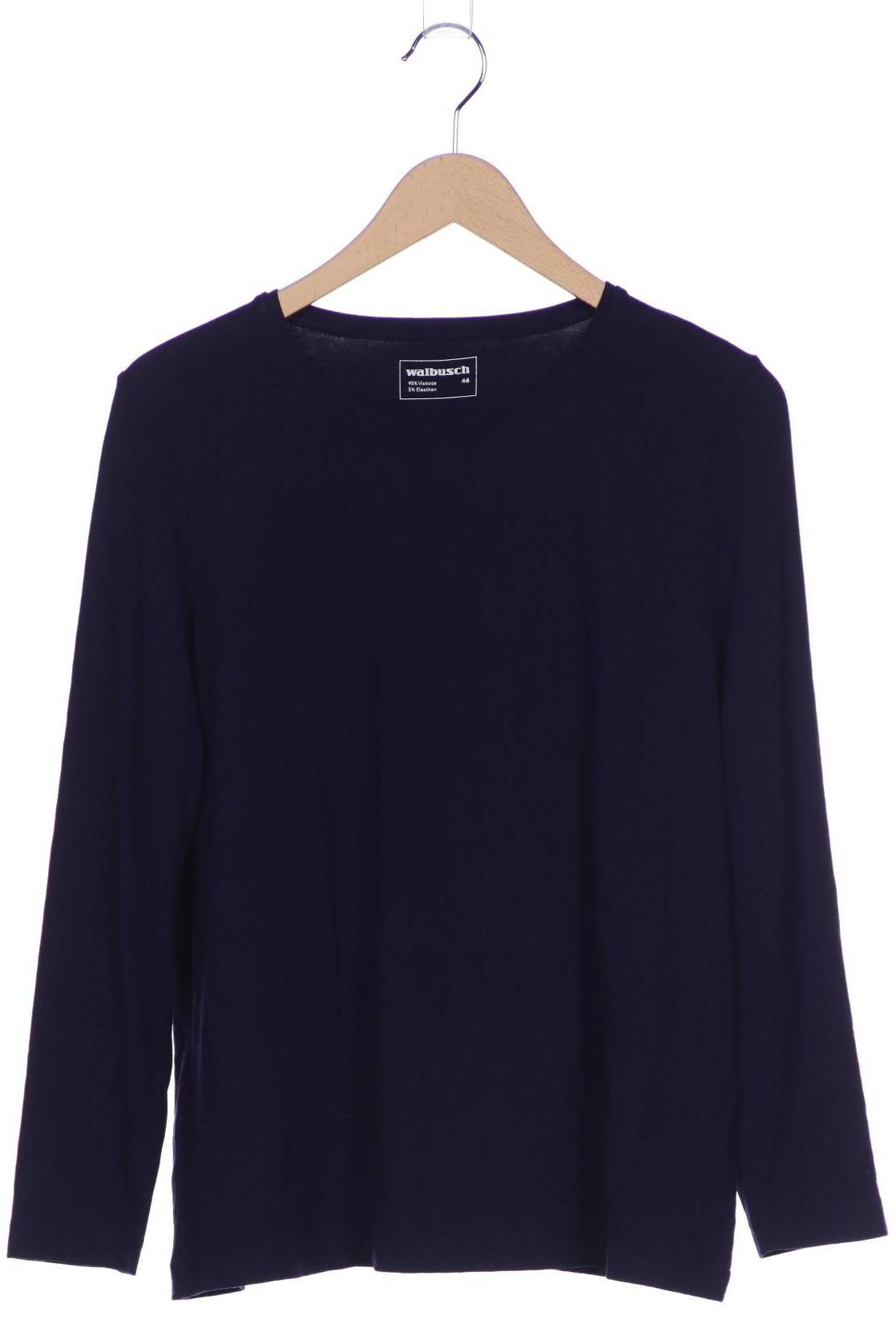

Walbusch Damen Langarmshirt, marineblau, Gr. 46