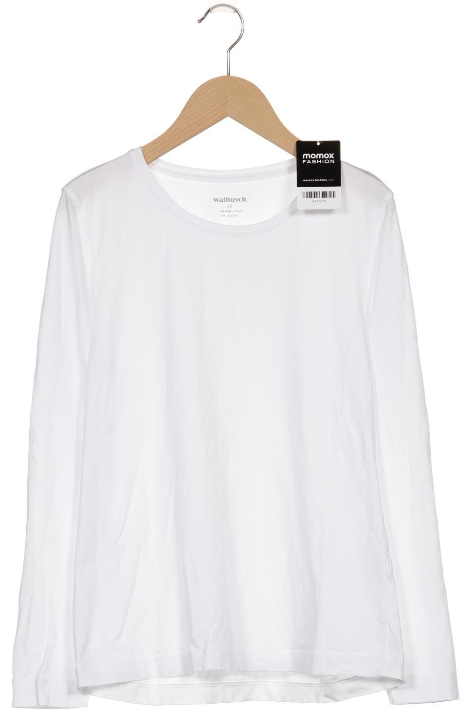 

Walbusch Damen Langarmshirt, weiß, Gr. 40