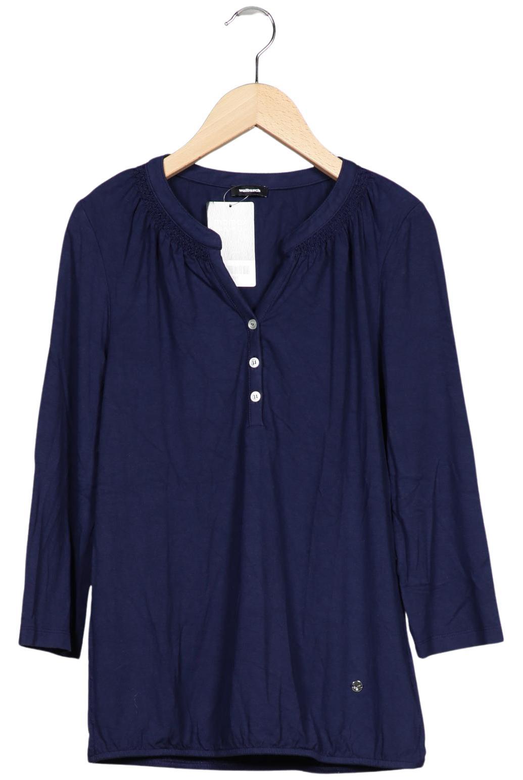 

Walbusch Damen Langarmshirt, marineblau, Gr. 36