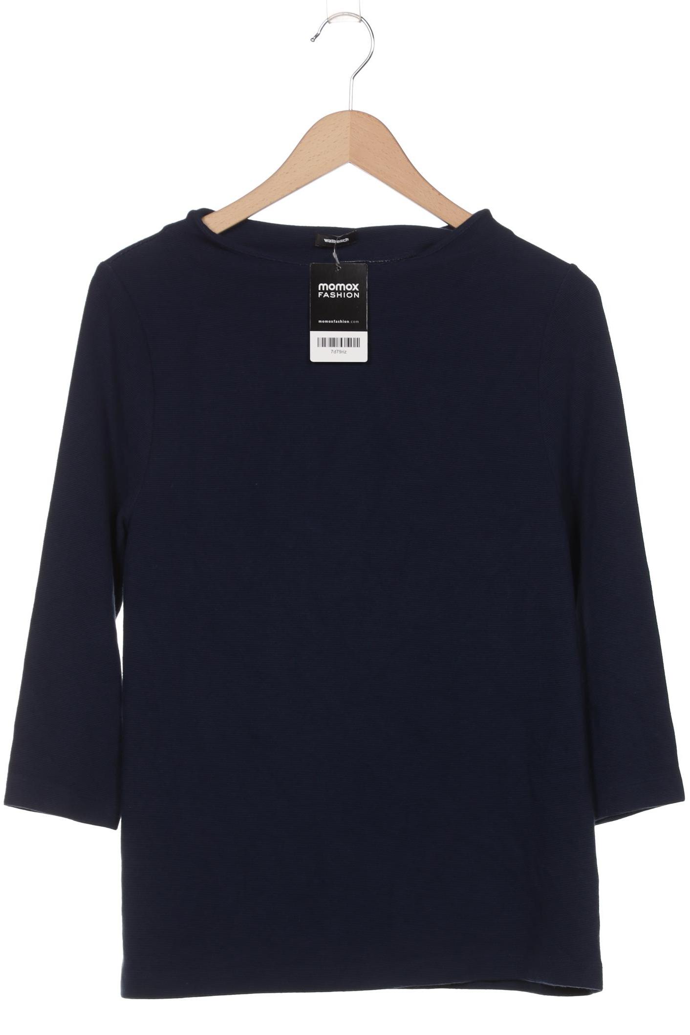 

Walbusch Damen Langarmshirt, marineblau, Gr. 42