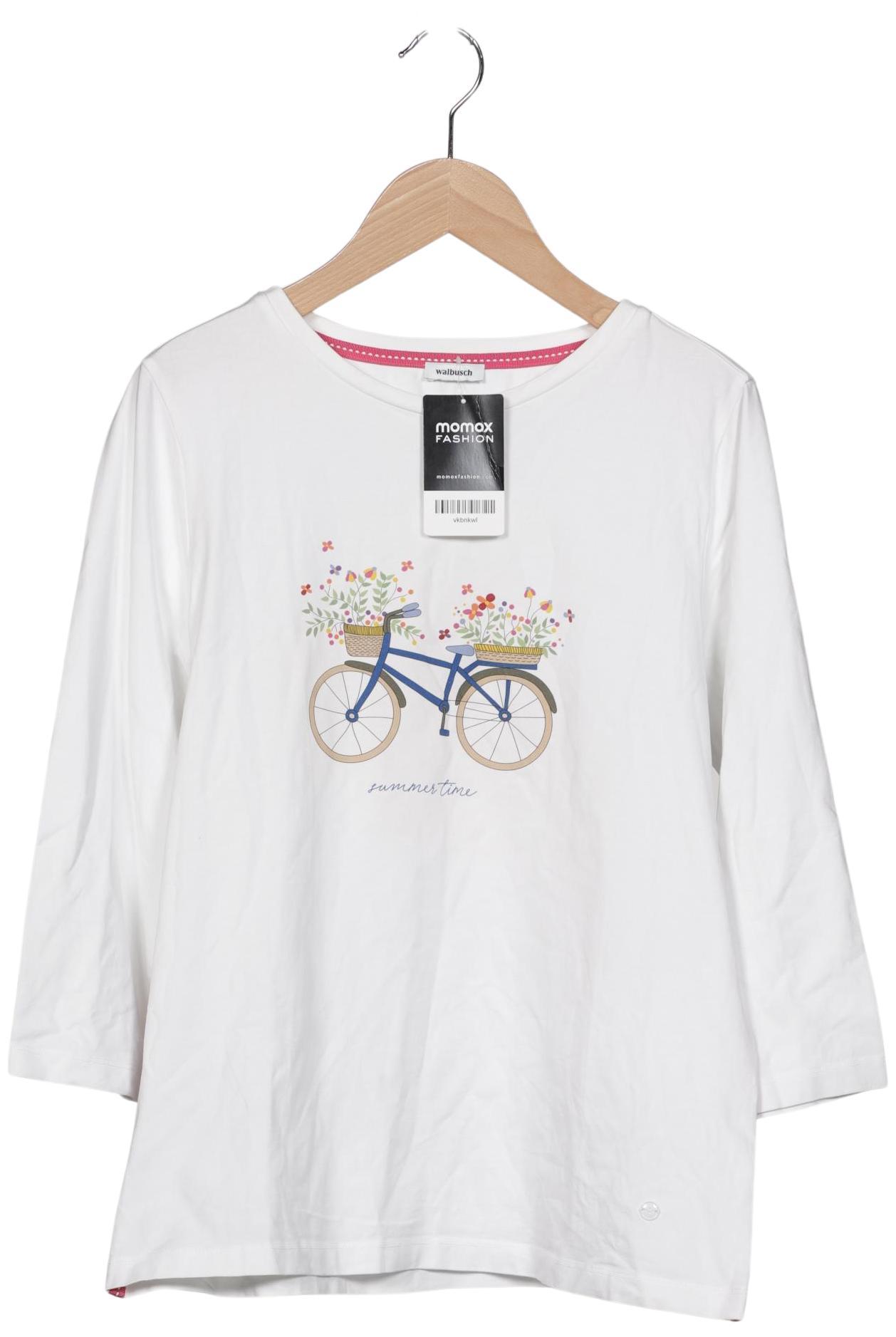 

Walbusch Damen Langarmshirt, weiß, Gr. 38