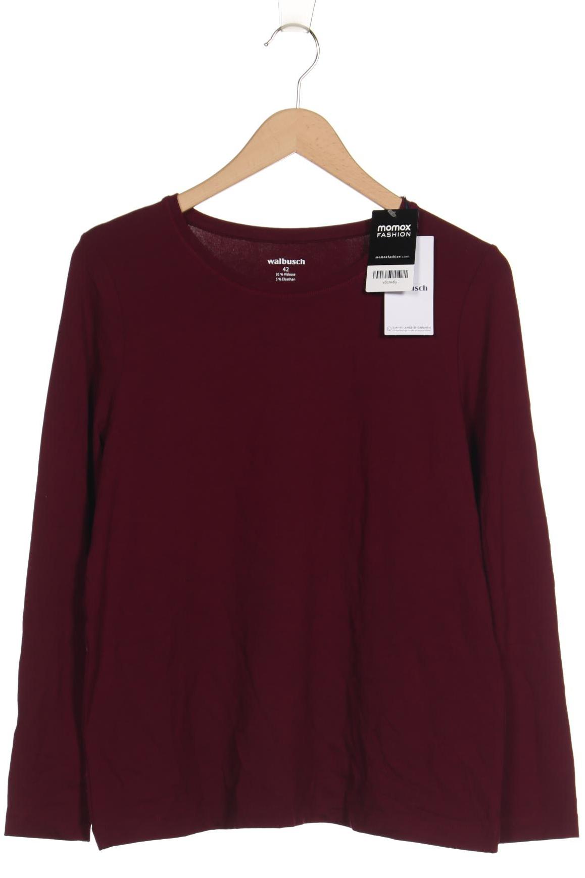 

Walbusch Damen Langarmshirt, bordeaux, Gr. 42
