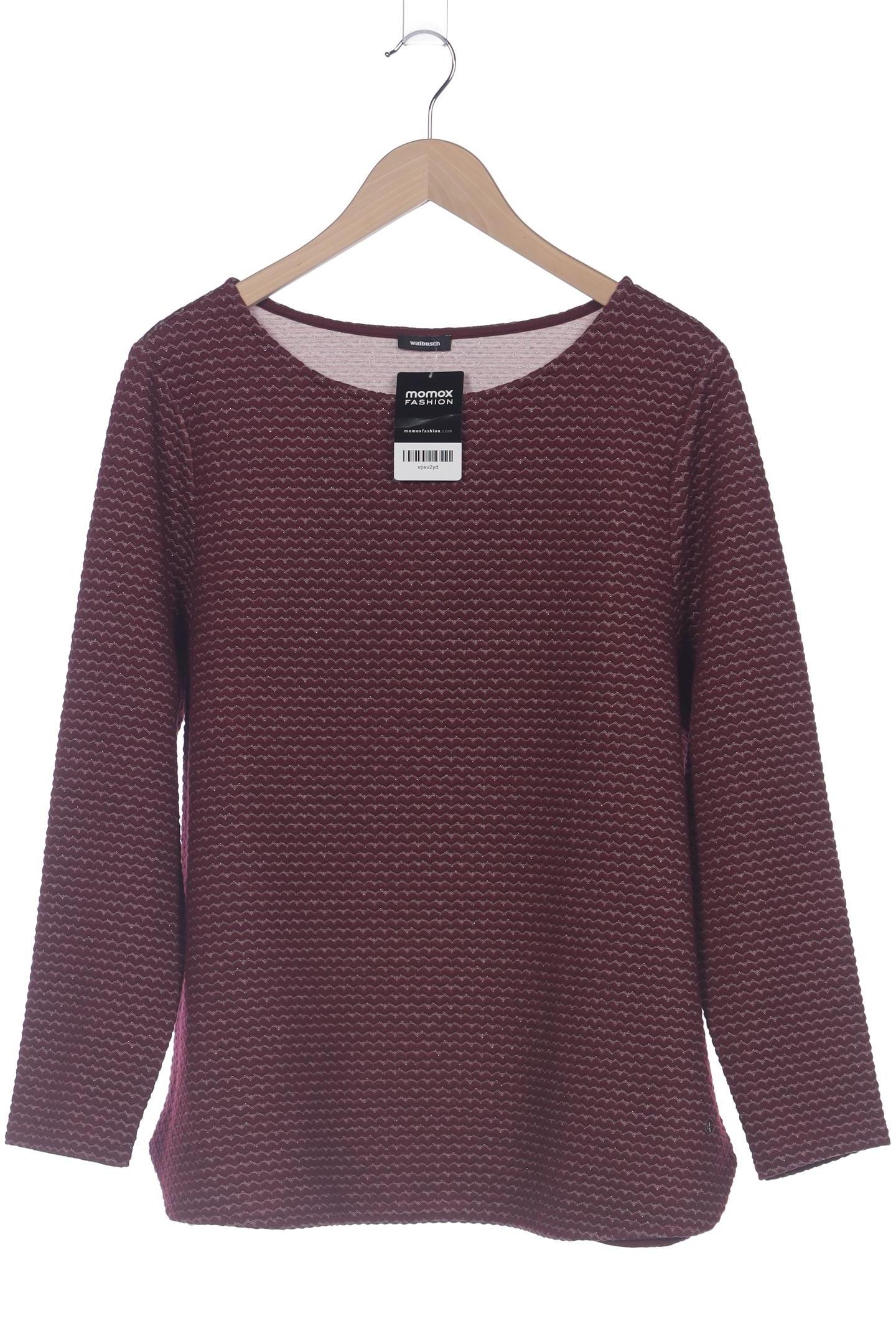 

Walbusch Damen Langarmshirt, bordeaux, Gr. 48