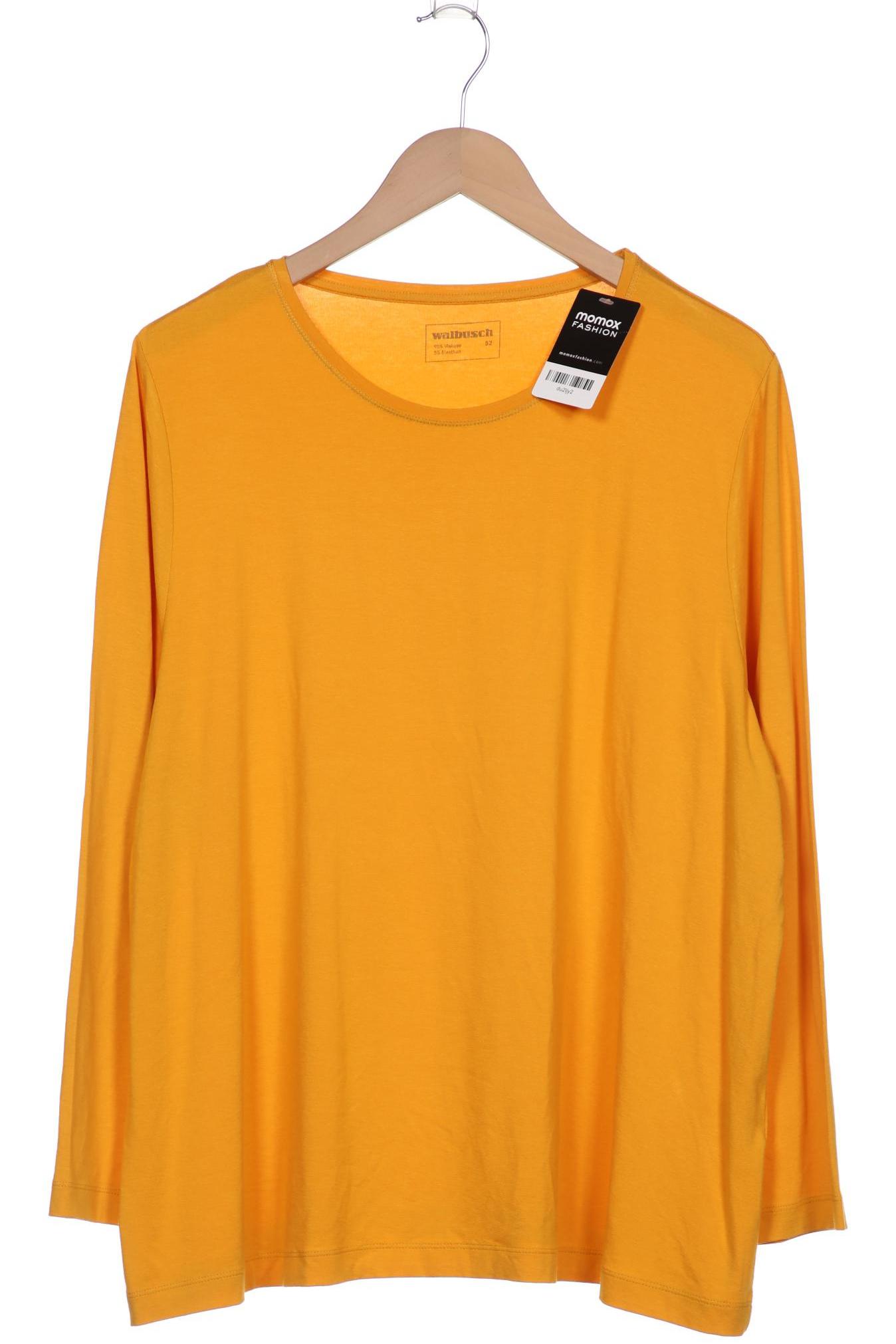 

Walbusch Damen Langarmshirt, gelb, Gr. 52