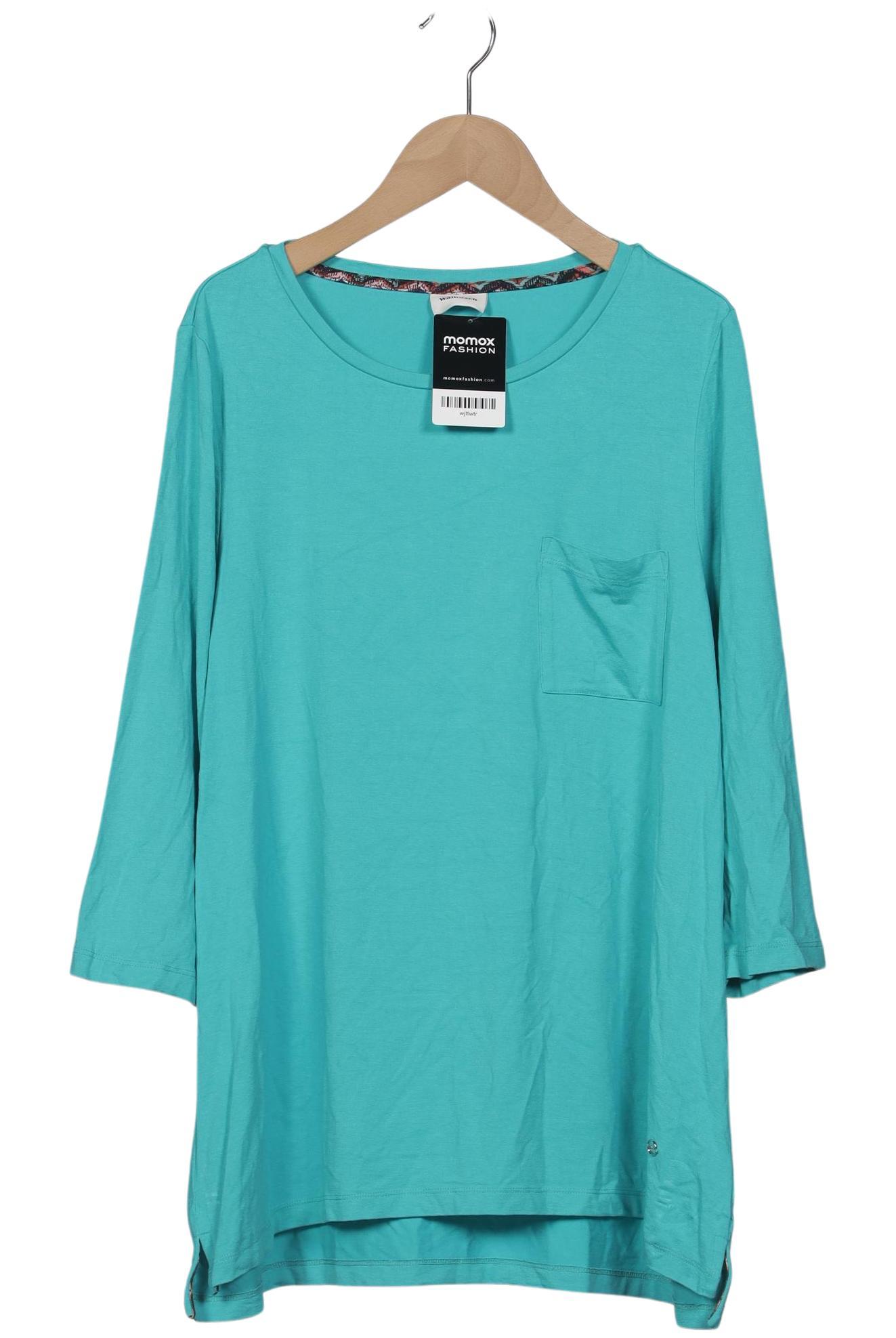 

Walbusch Damen Langarmshirt, türkis, Gr. 42