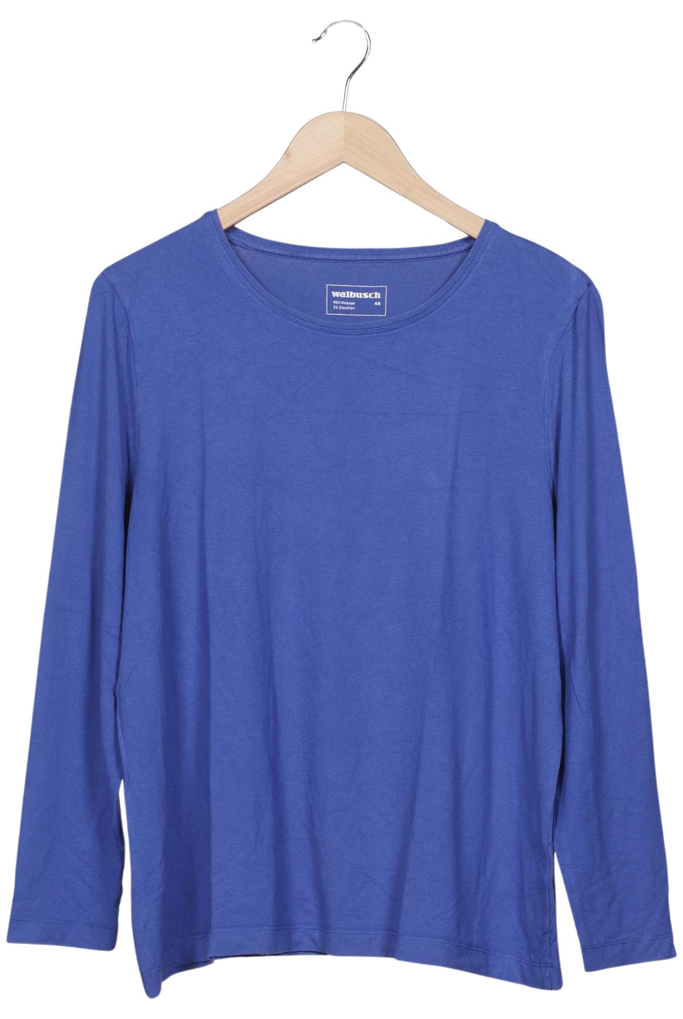 

Walbusch Damen Langarmshirt, blau, Gr. 46