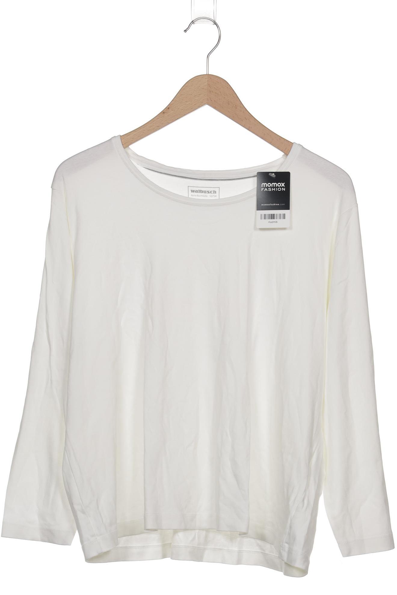 

Walbusch Damen Langarmshirt, weiß, Gr. 52