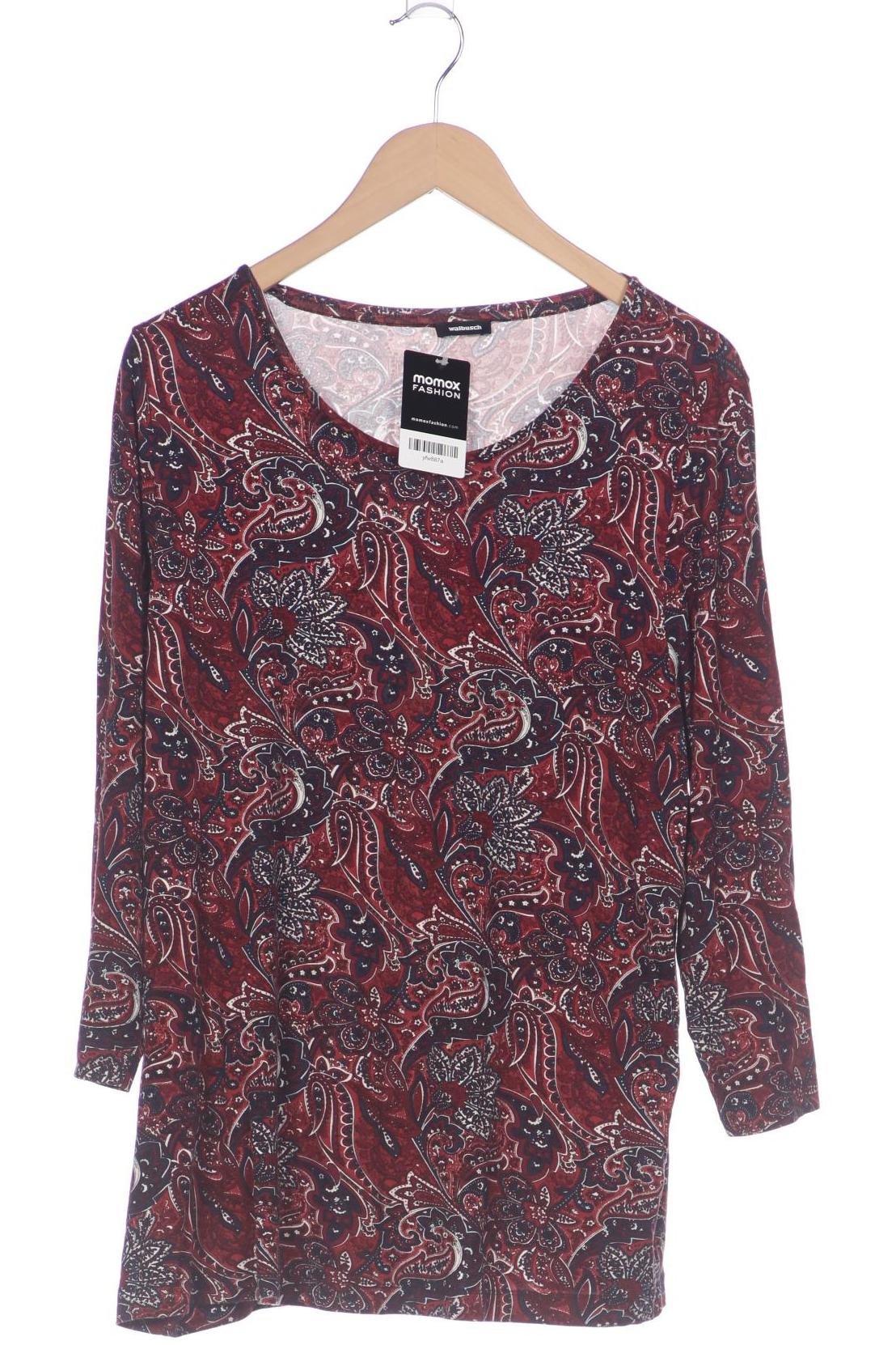 

Walbusch Damen Langarmshirt, bordeaux, Gr. 46