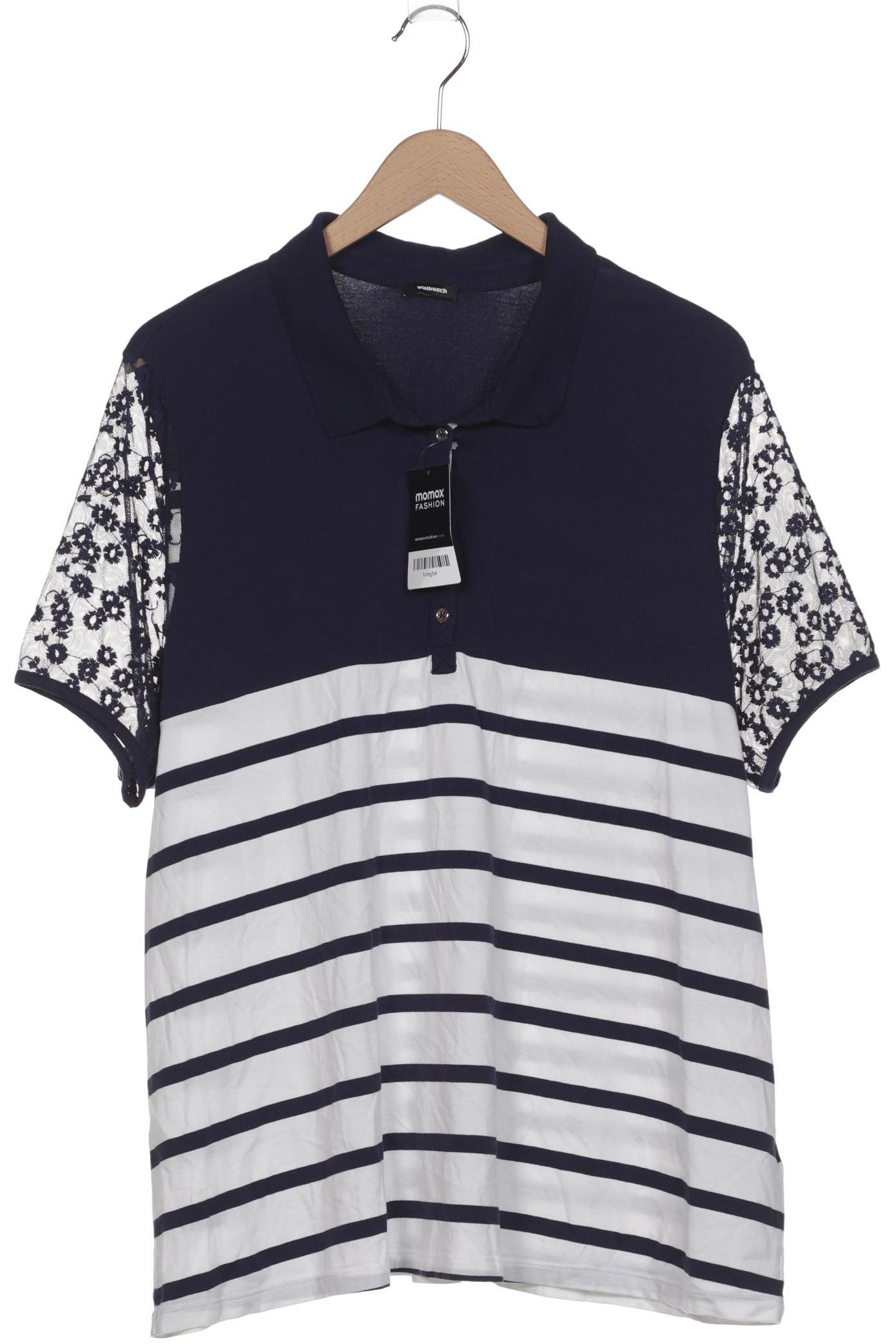 

Walbusch Damen Poloshirt, blau, Gr. 52