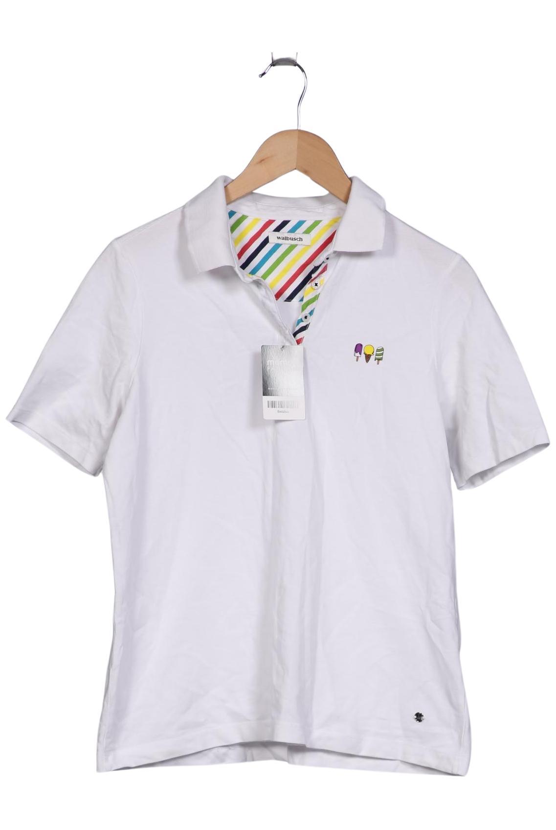 

Walbusch Damen Poloshirt, weiß, Gr. 44
