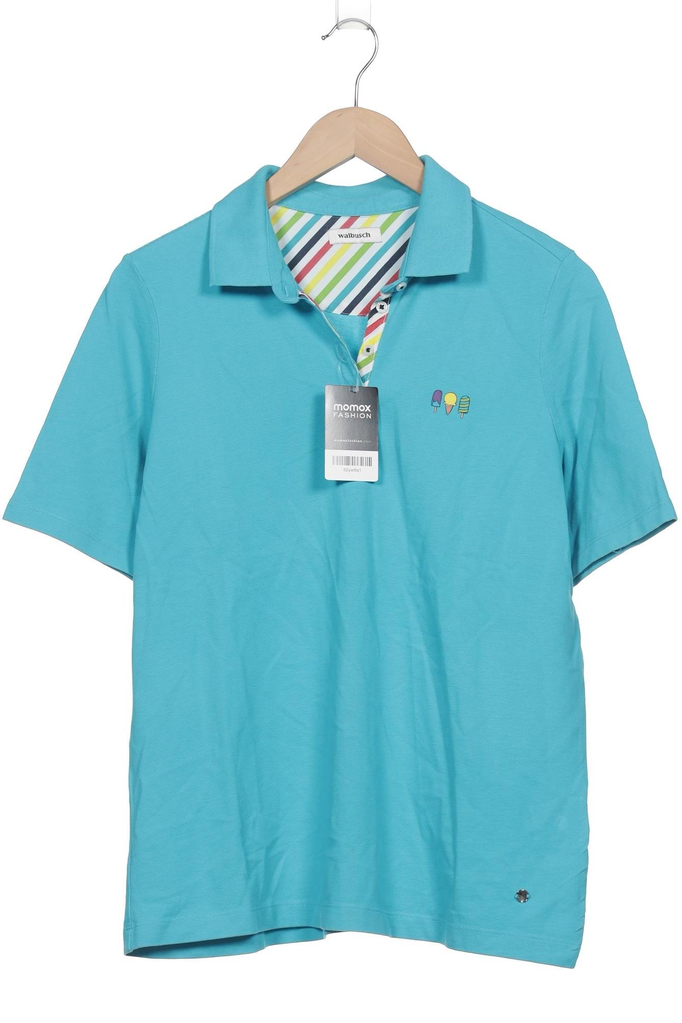 

Walbusch Damen Poloshirt, blau, Gr. 44