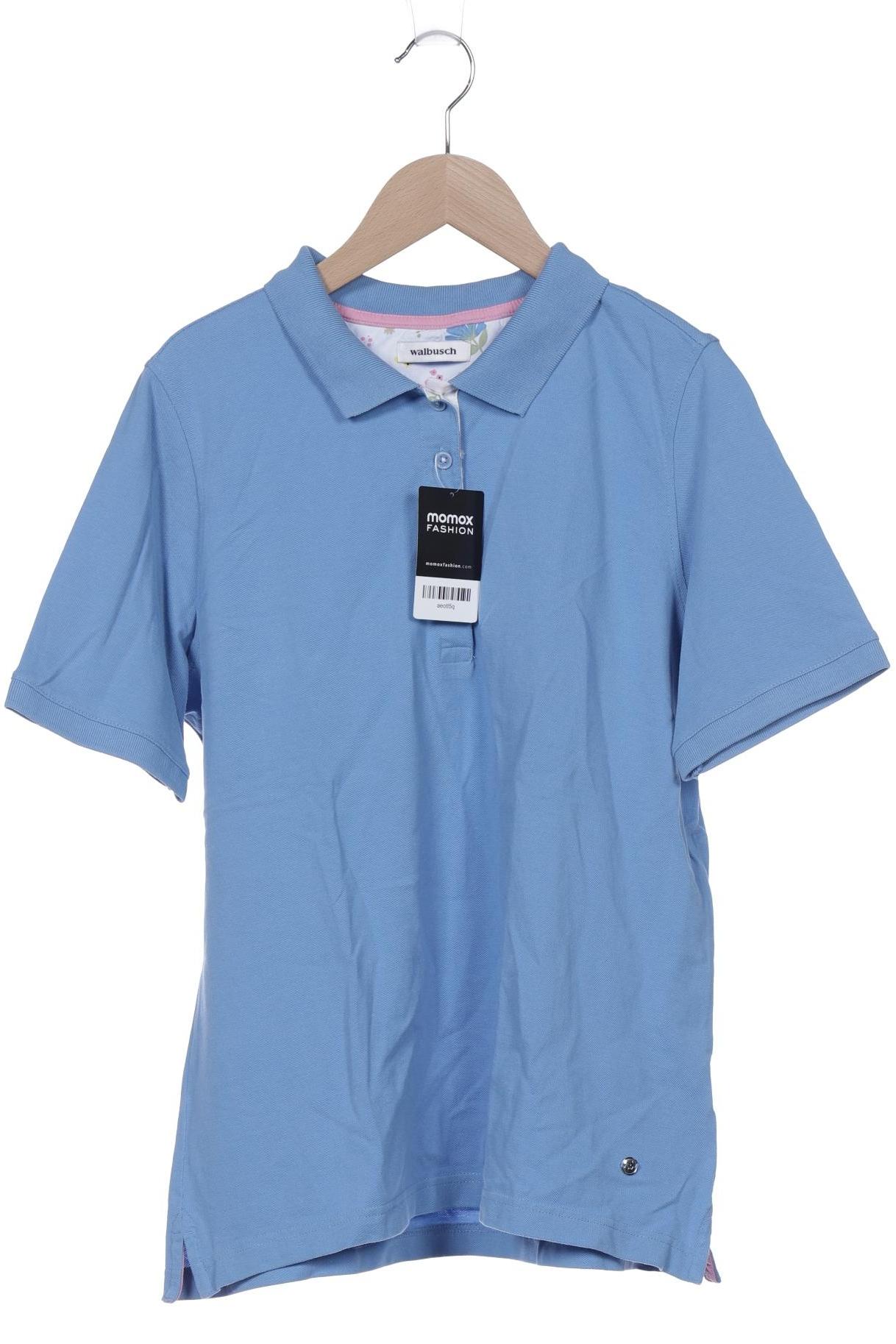 

Walbusch Damen Poloshirt, blau, Gr. 42