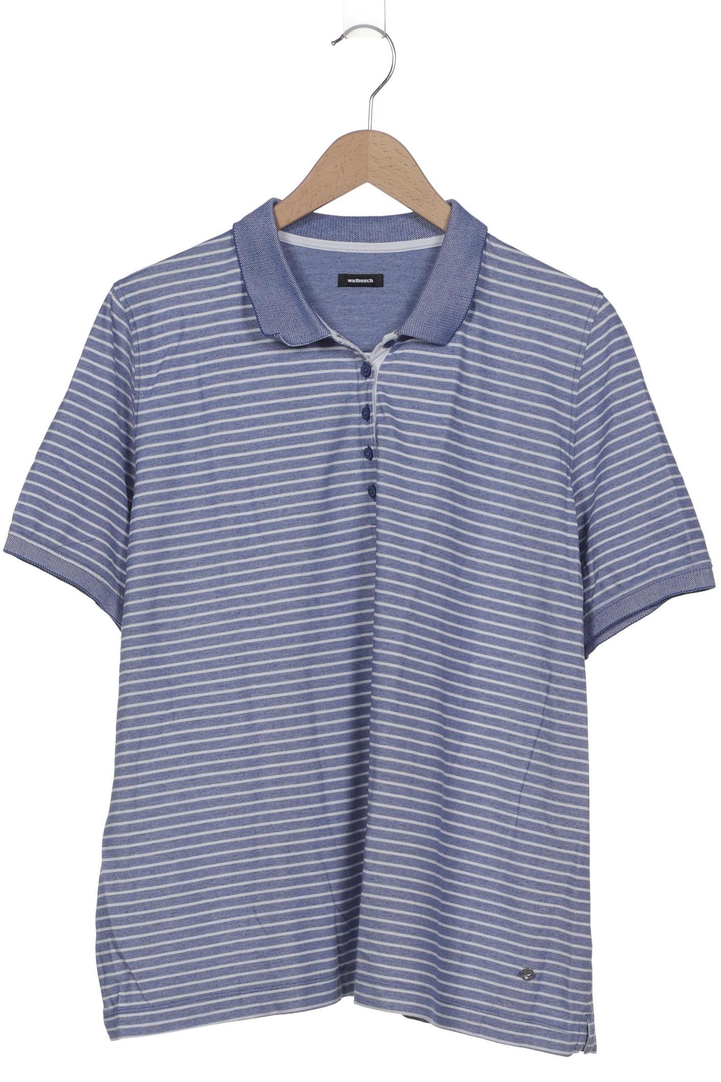 

Walbusch Damen Poloshirt, blau, Gr. 52