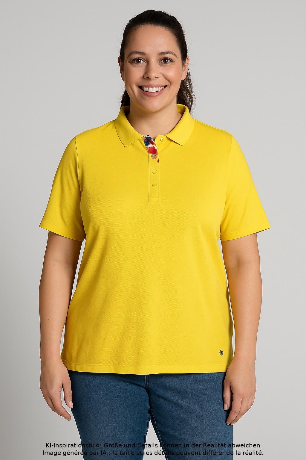 

Walbusch Damen Poloshirt, gelb, Gr. 44