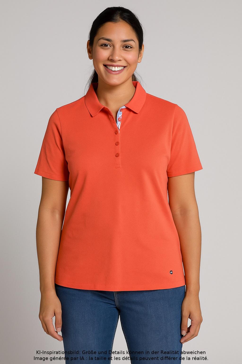 

Walbusch Damen Poloshirt, orange, Gr. 42