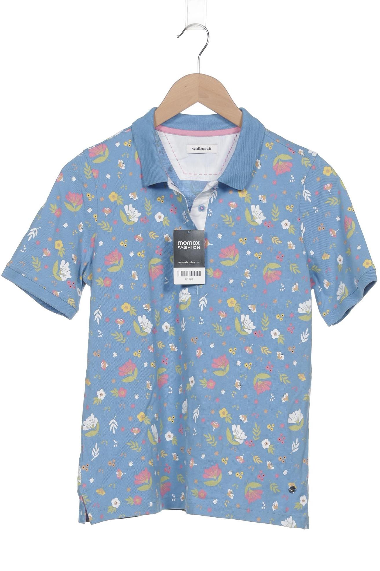 

Walbusch Damen Poloshirt, blau, Gr. 42