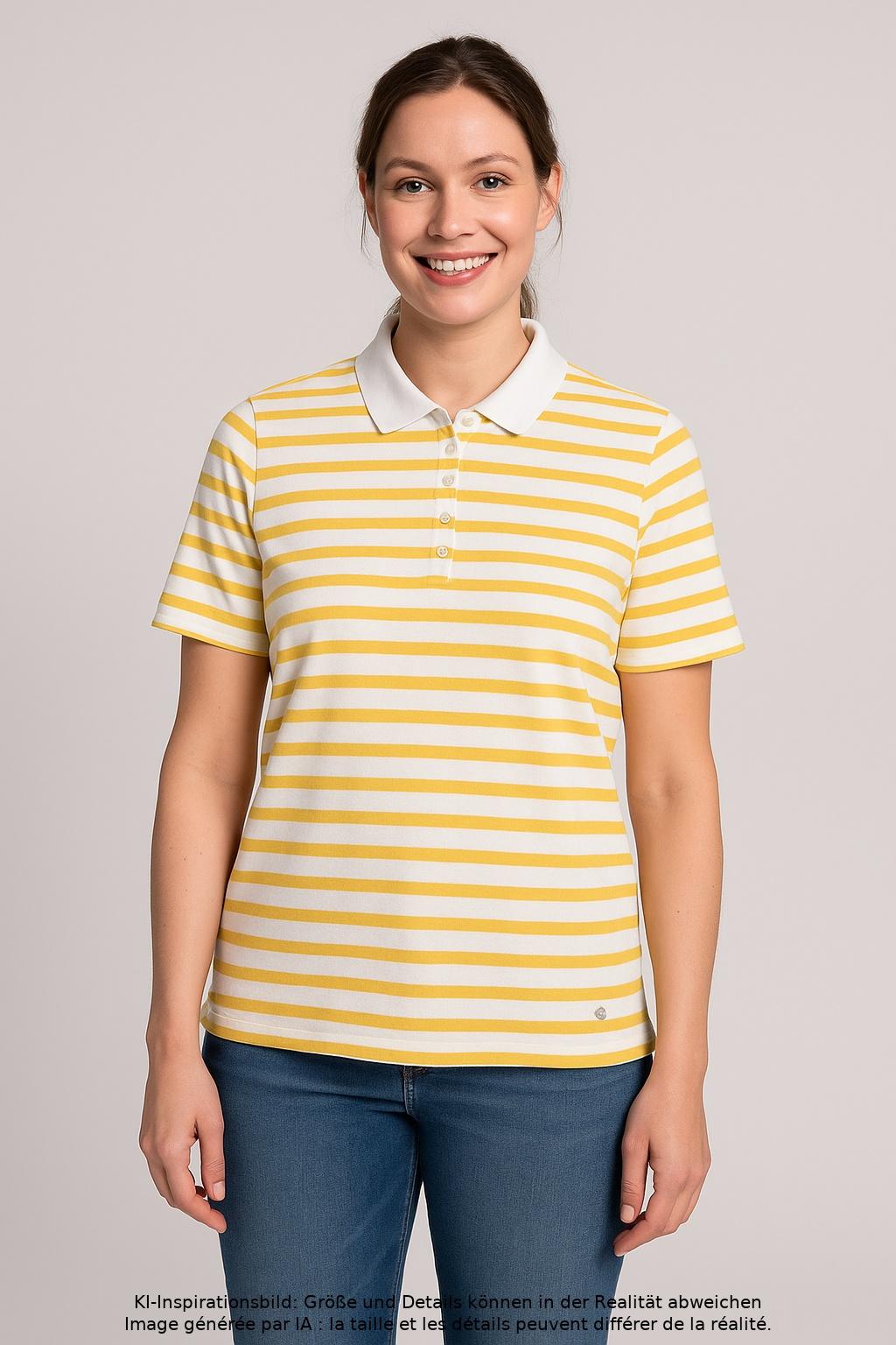 

Walbusch Damen Poloshirt, mehrfarbig, Gr. 44
