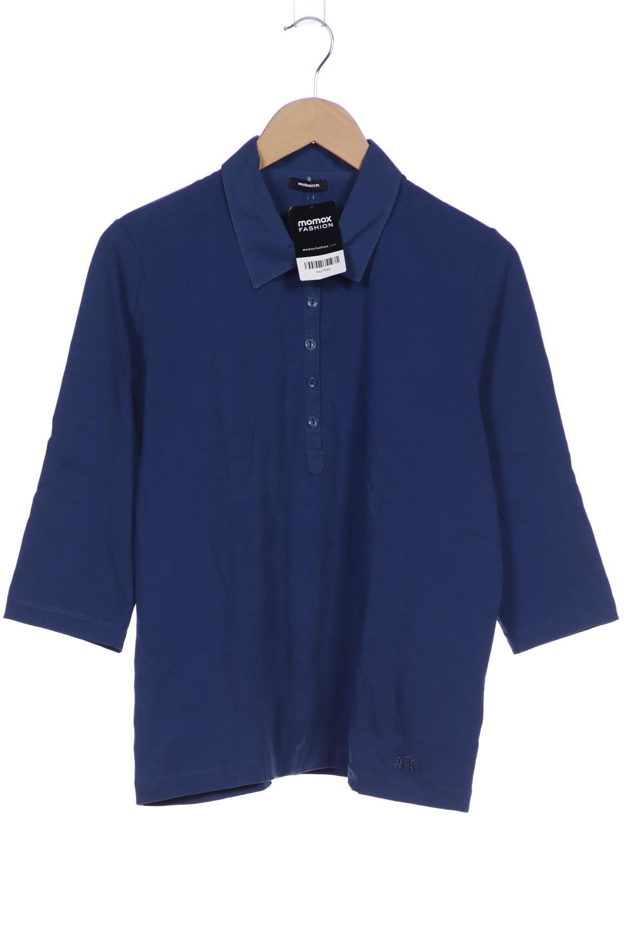 

Walbusch Damen Poloshirt, blau, Gr. 44