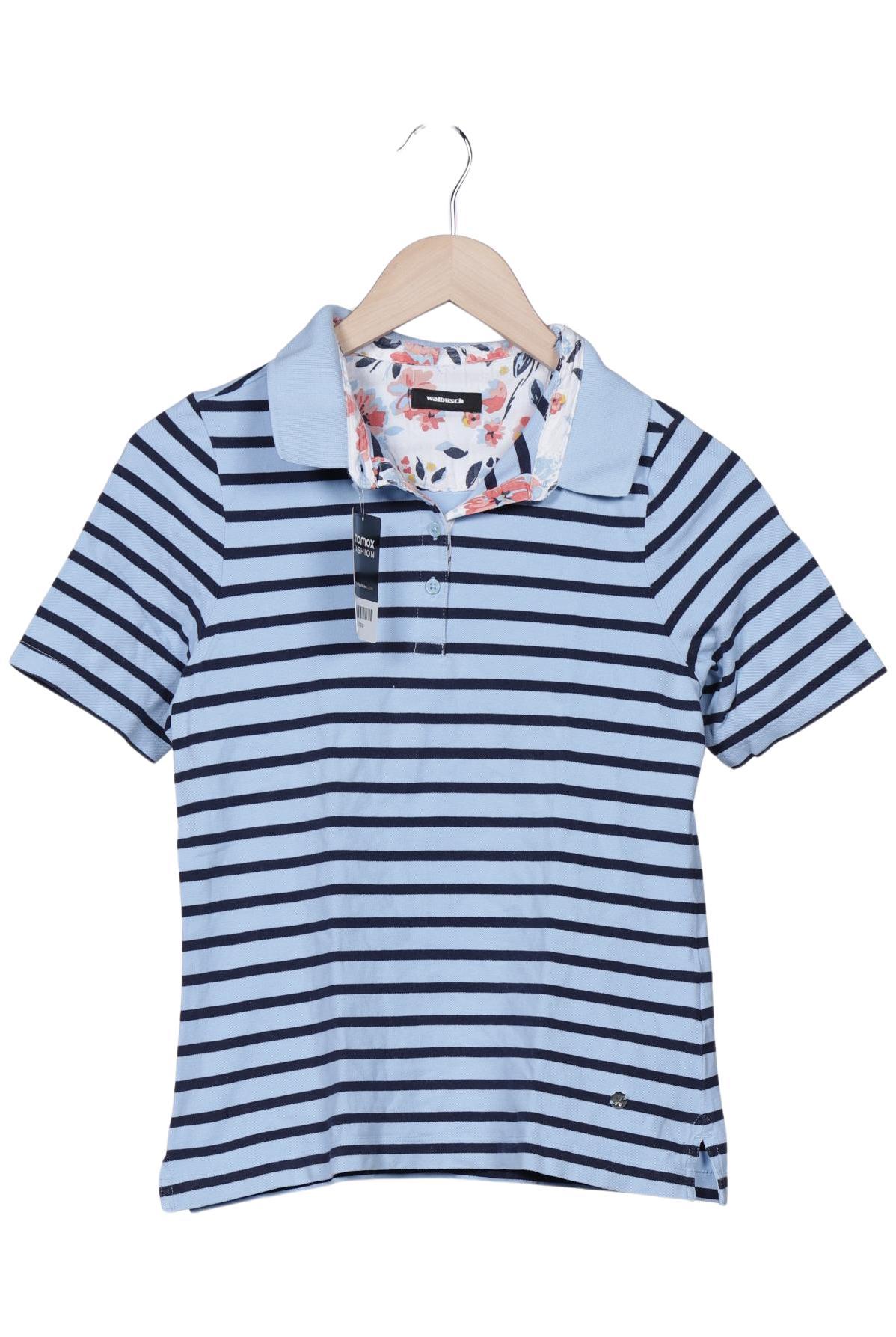 Thumbnail - Walbusch Damen Poloshirt, hellblau, Gr. 38