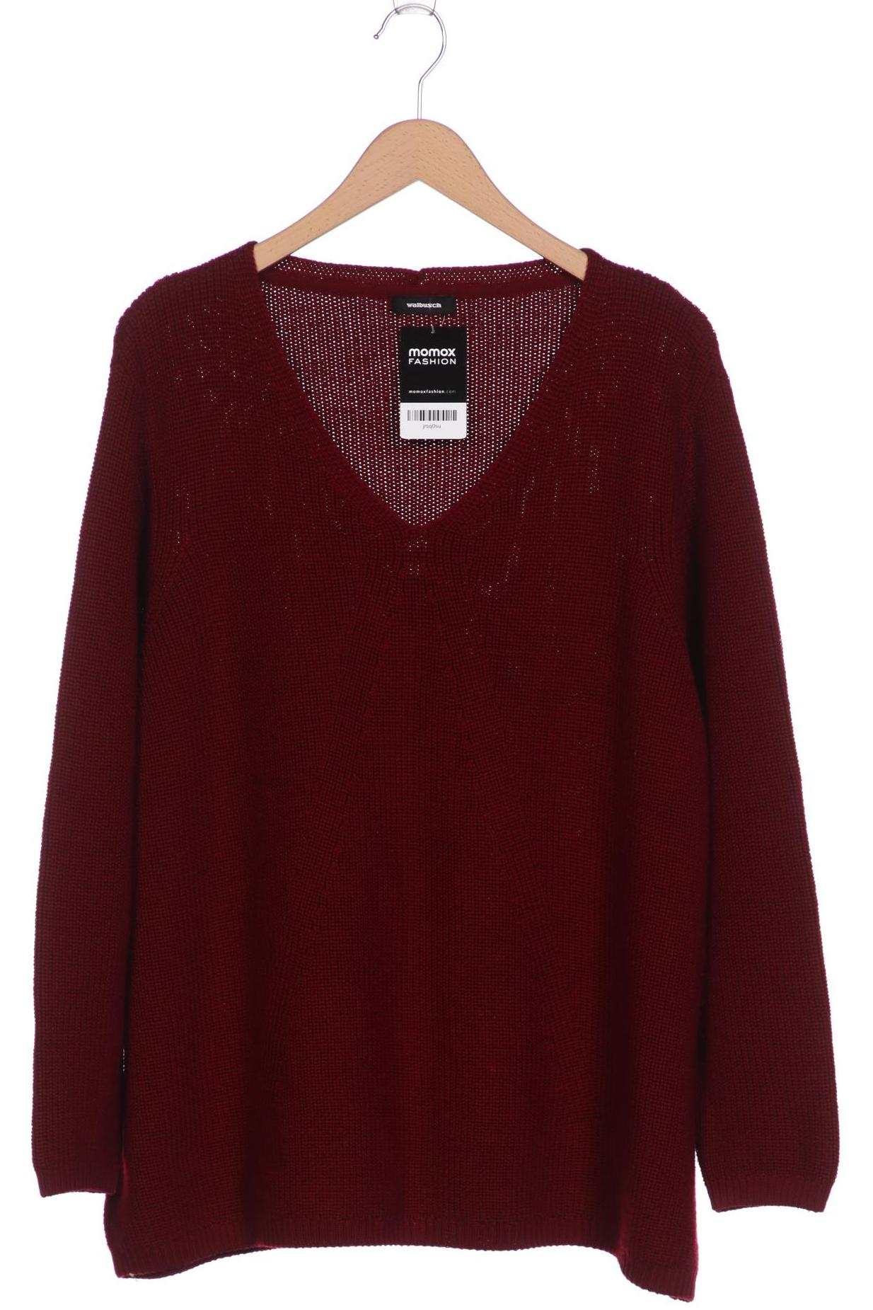 

Walbusch Damen Pullover, bordeaux, Gr. 52