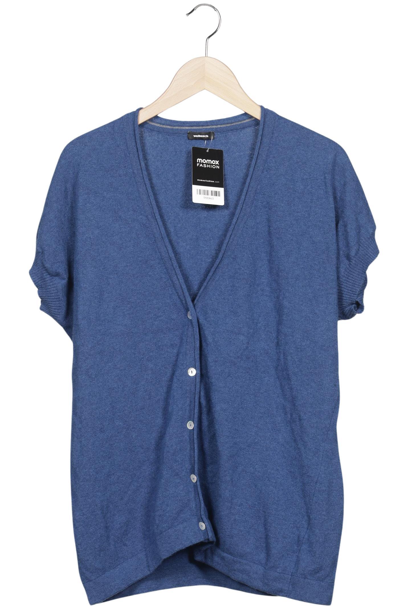 

Walbusch Damen Strickjacke, blau, Gr. 48