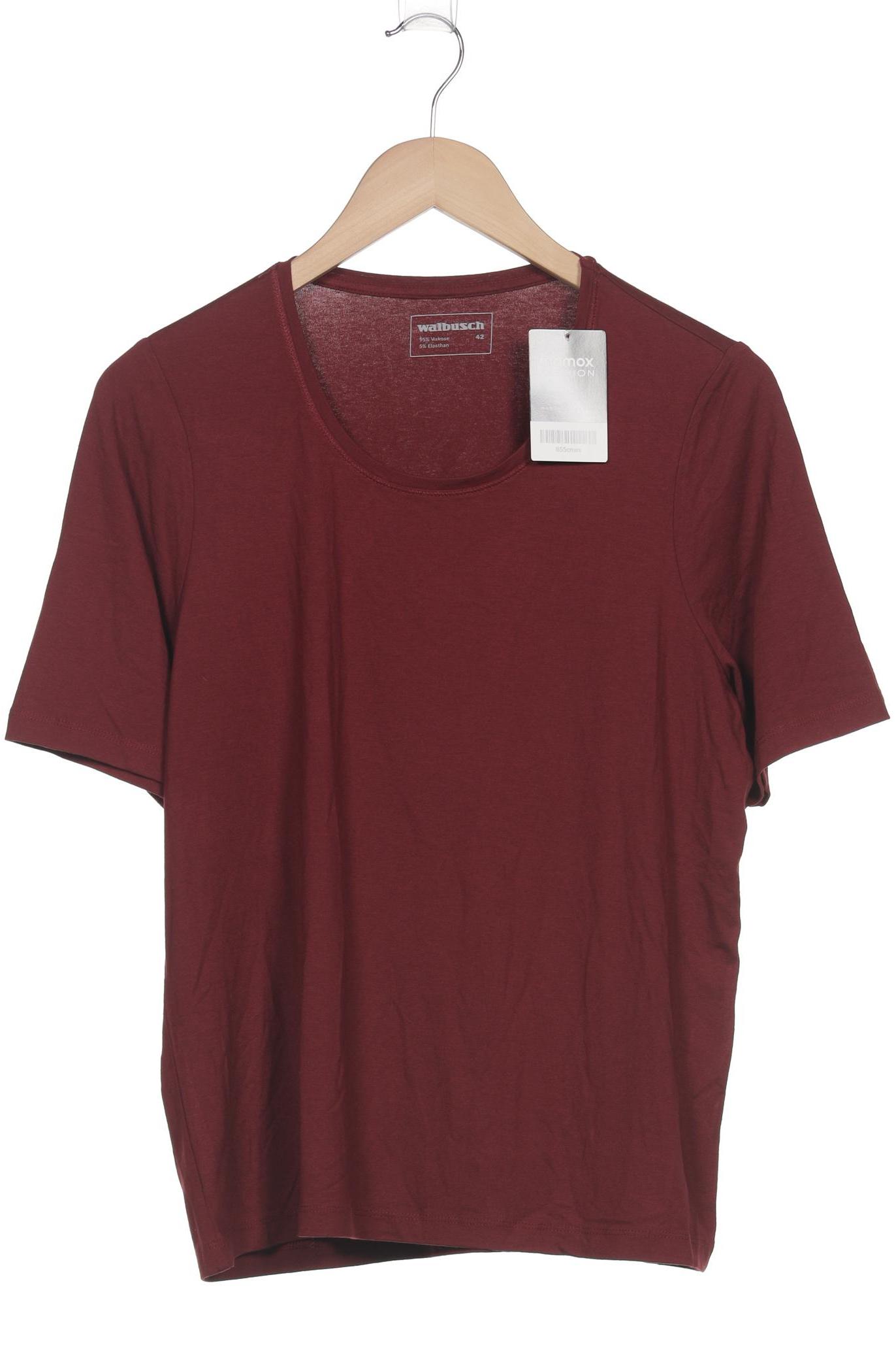 

Walbusch Damen T-Shirt, bordeaux, Gr. 42