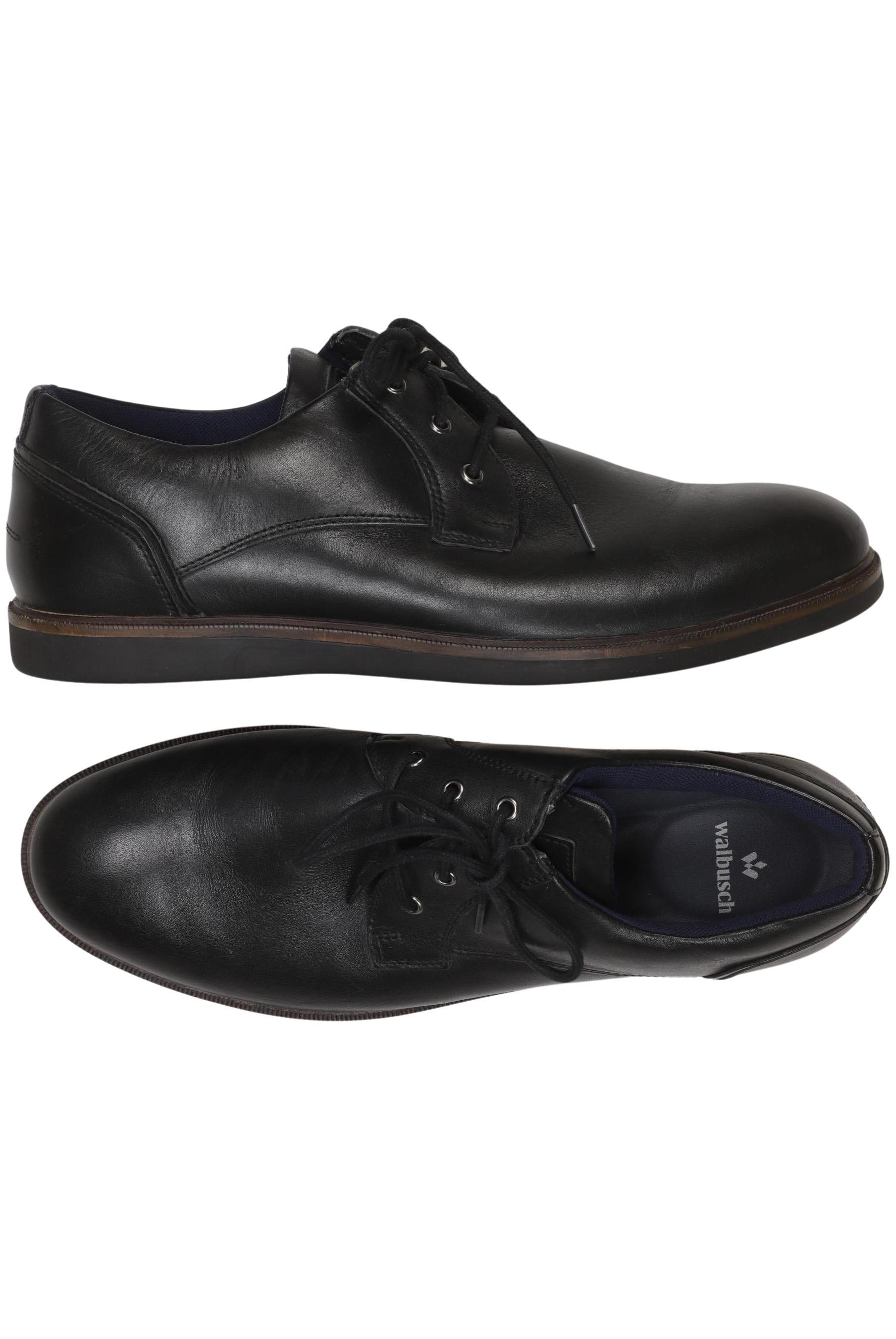 

Walbusch Herren Halbschuh, schwarz, Gr. 45