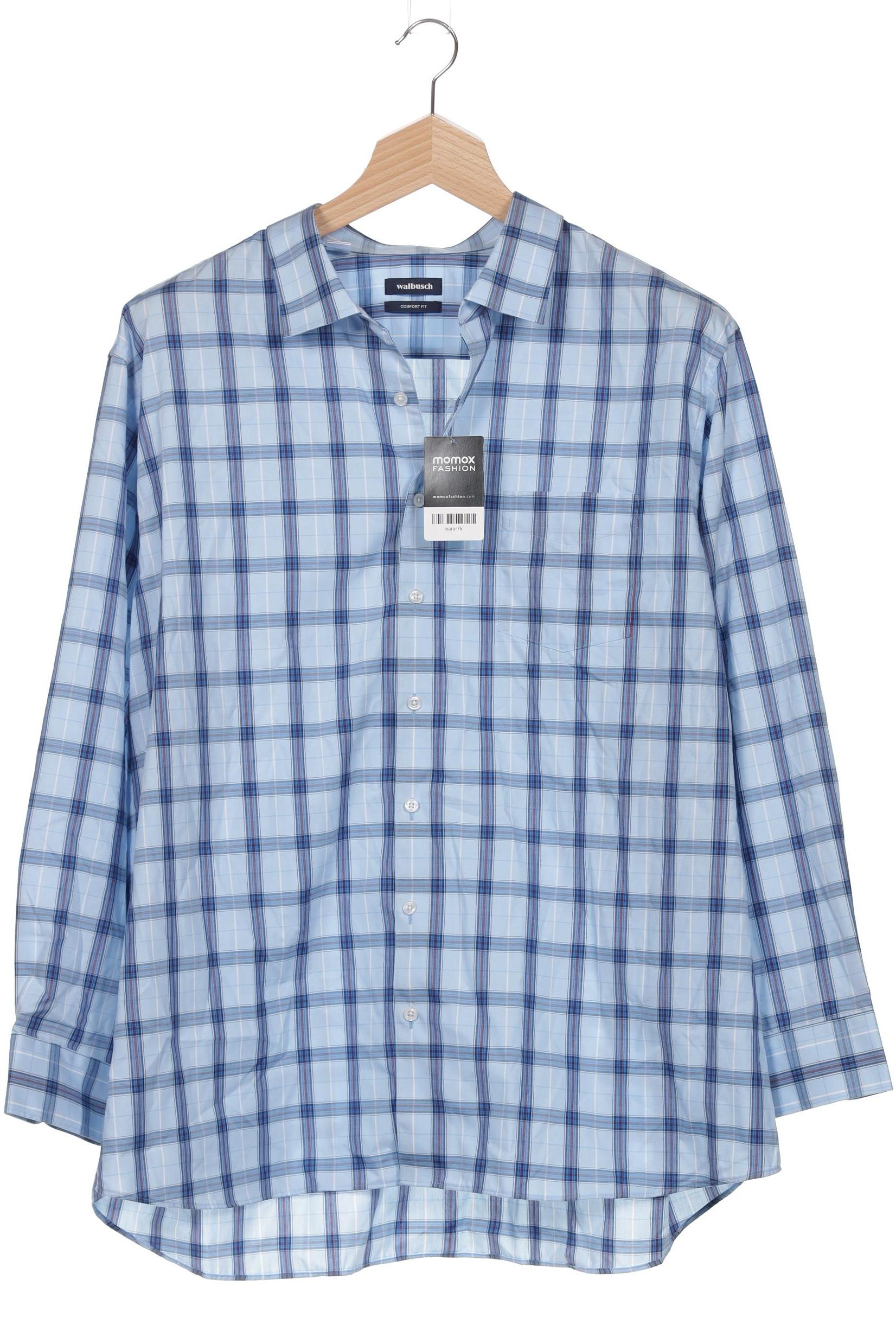

Walbusch Herren Hemd, blau, Gr. 62