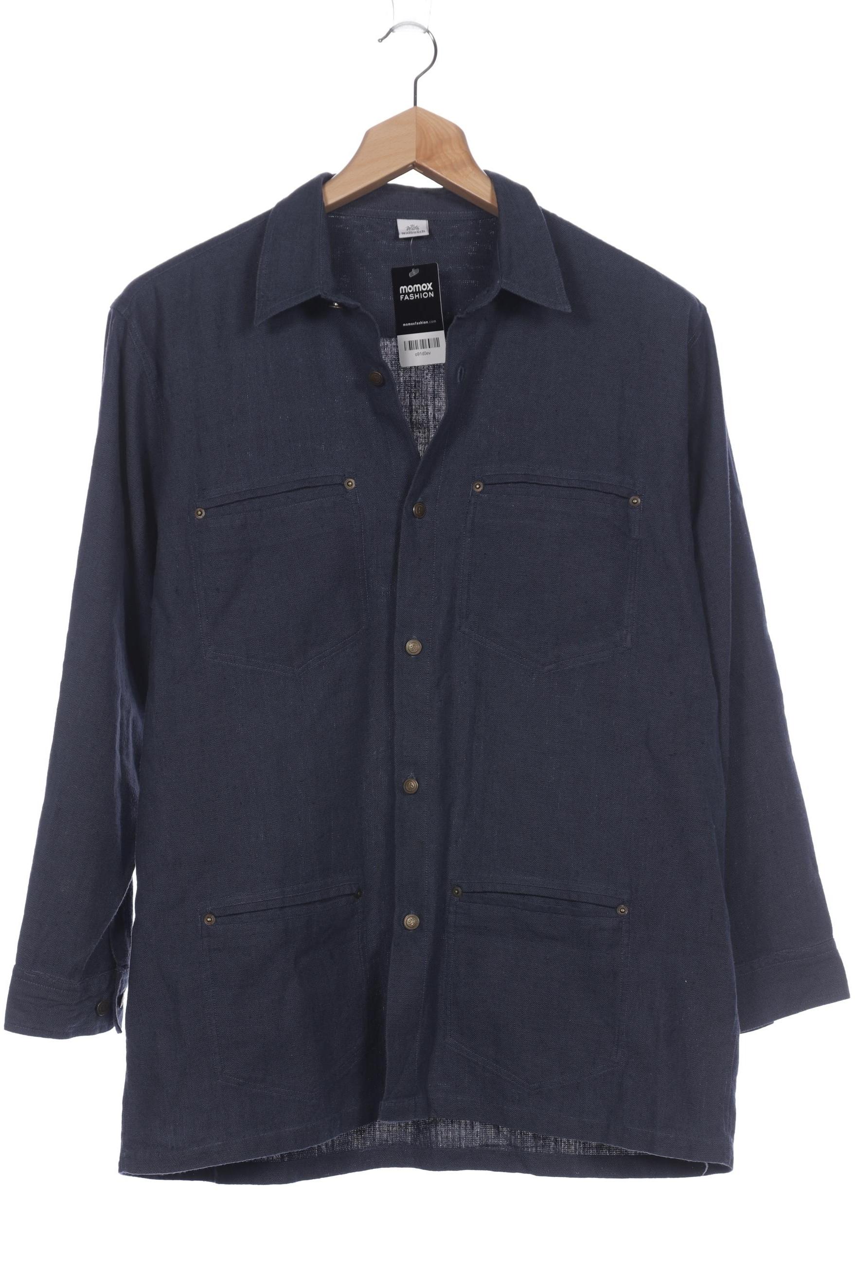 

Walbusch Herren Hemd, marineblau, Gr. 56