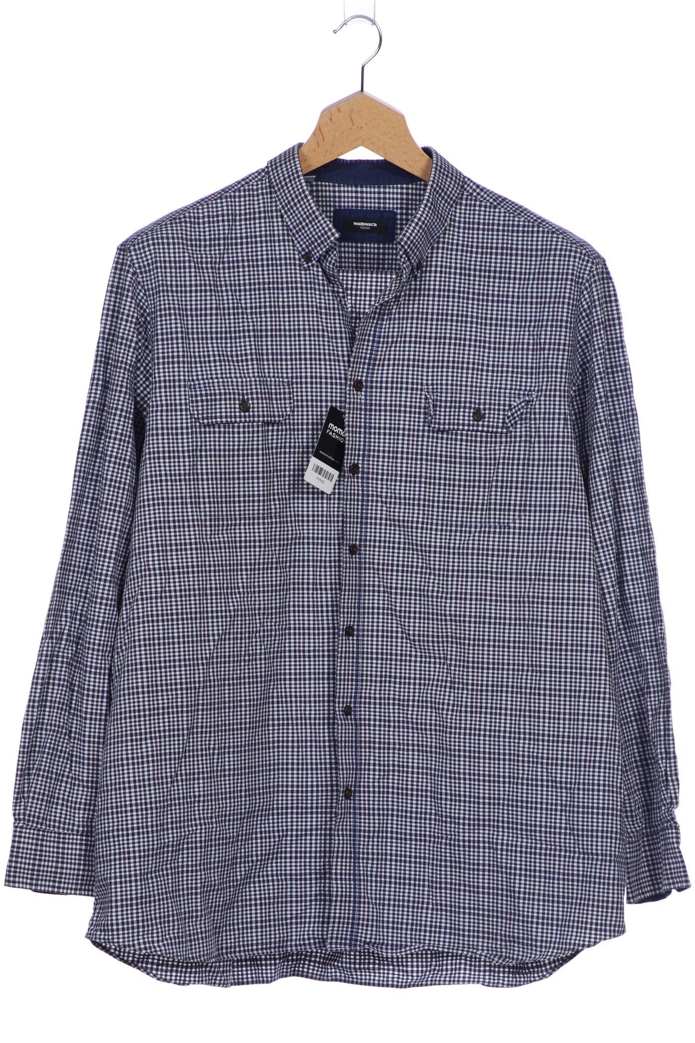 

Walbusch Herren Hemd, marineblau, Gr. 58